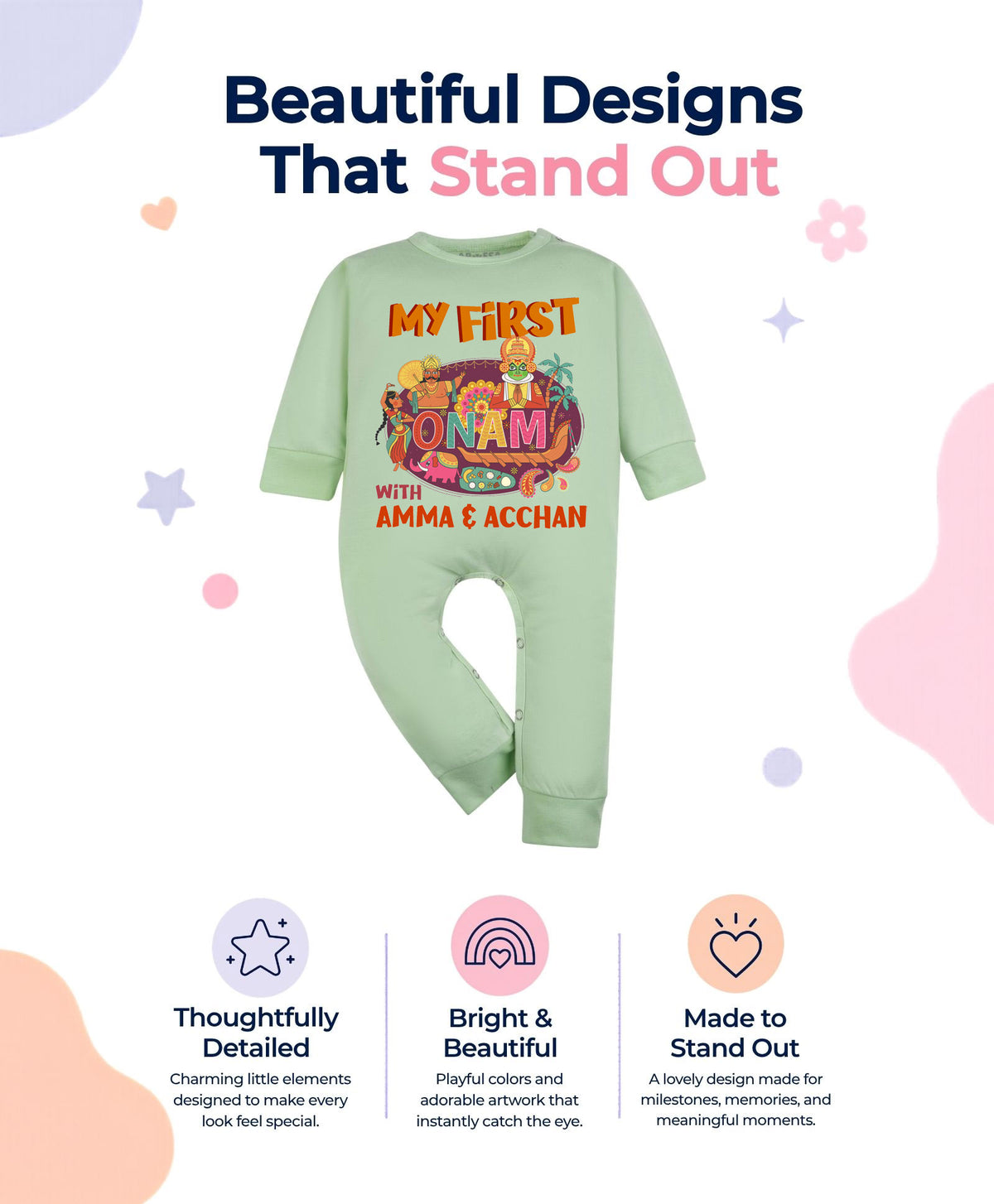 No | My First Onam - Jumpsuit