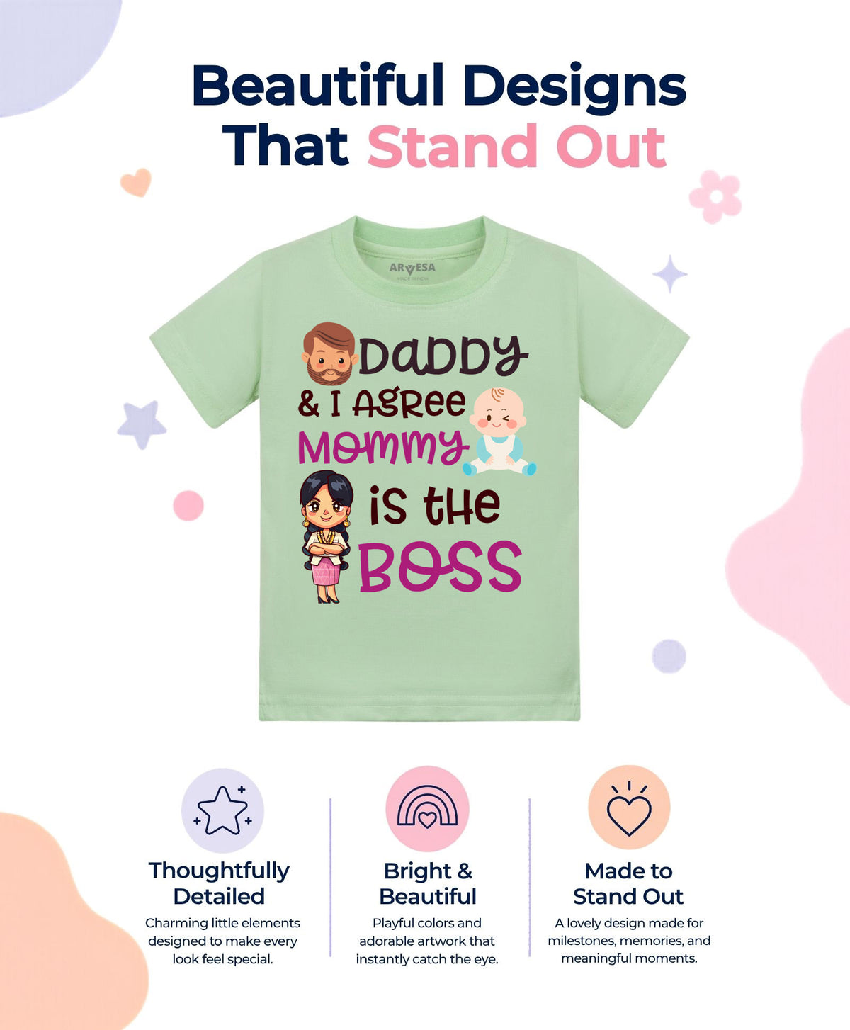 No | Daddy & I Agree Mommy Is Boss - T-shirt