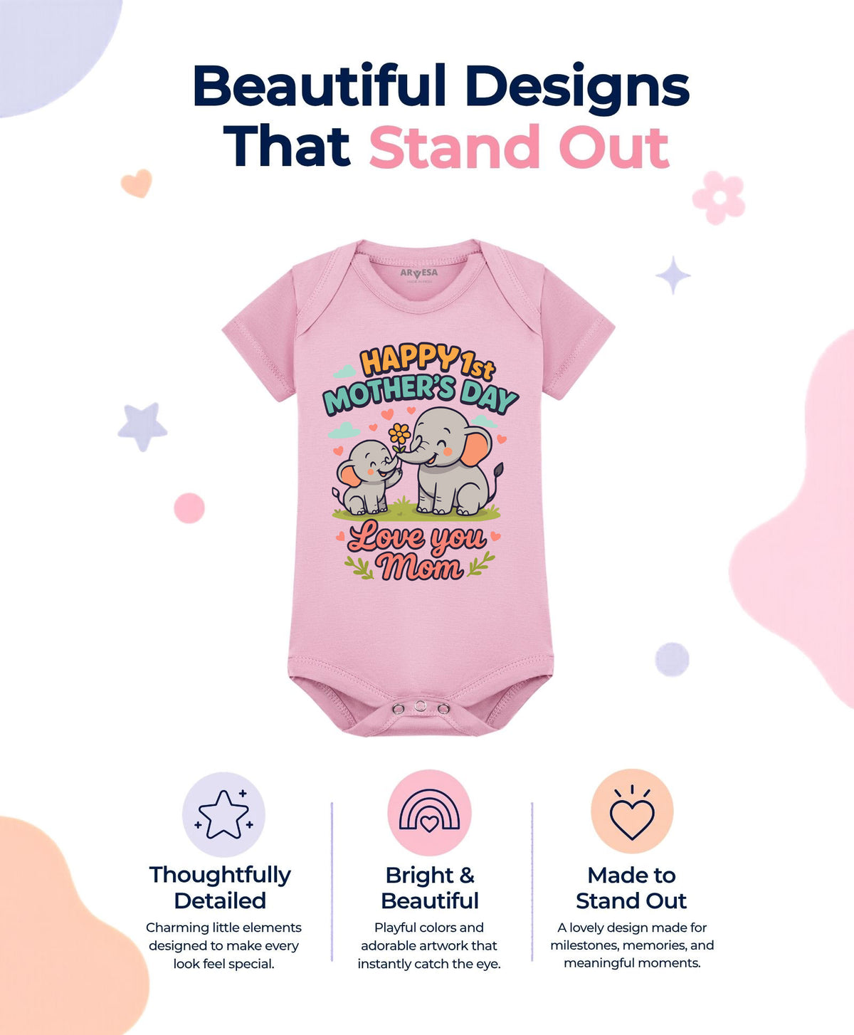 No | Happy Mother Days Mothers Day - Romper