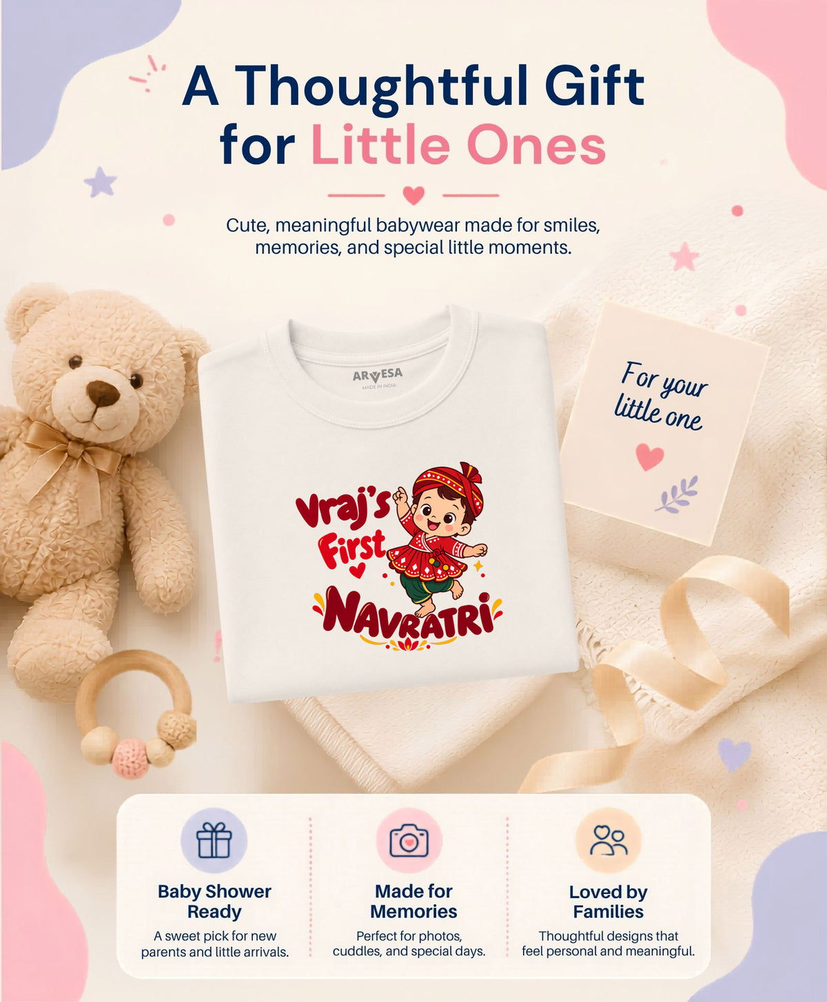 Yes | My First Navratri - T-shirt