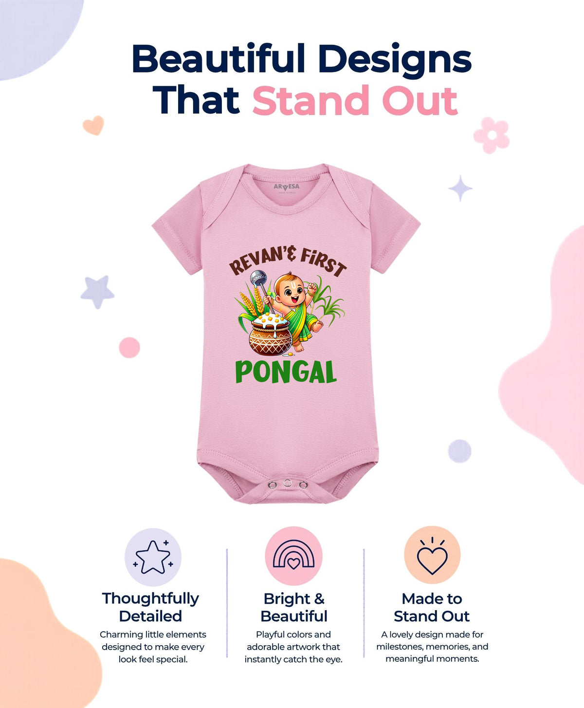 Yes | My First Pongal - Romper