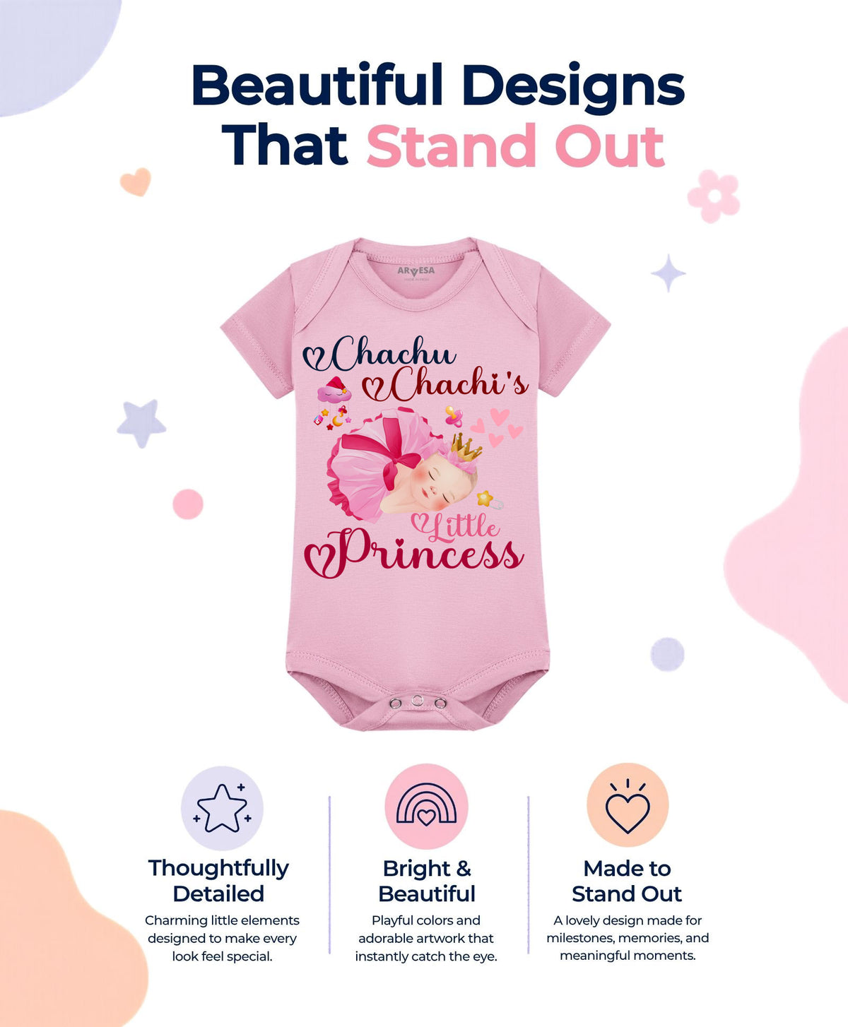 No | Chachu Chachi'S Little Princess - Romper