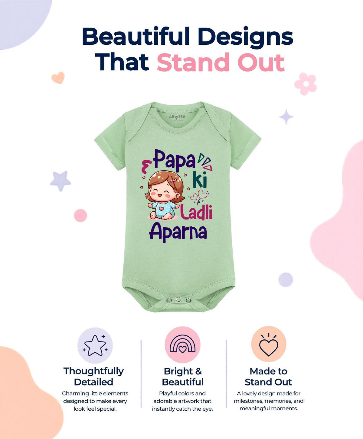Yes | Papa Ki Ladli Dad - Romper