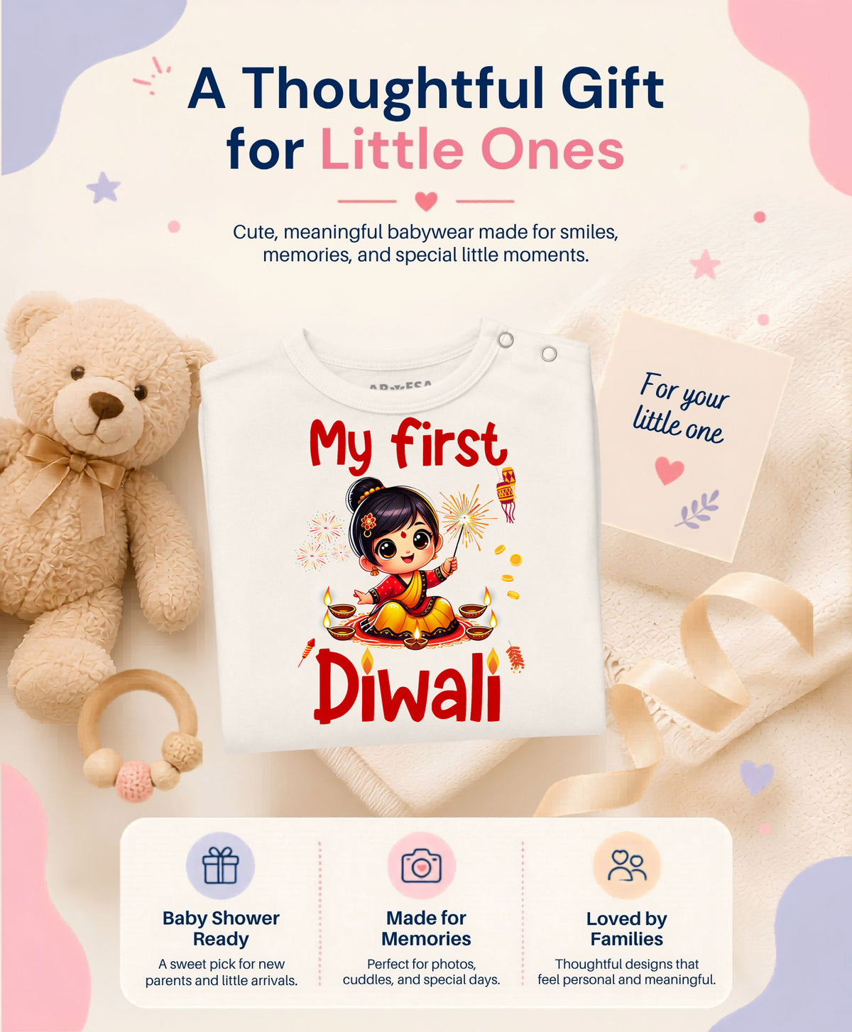No | My First Diwali - Jumpsuit