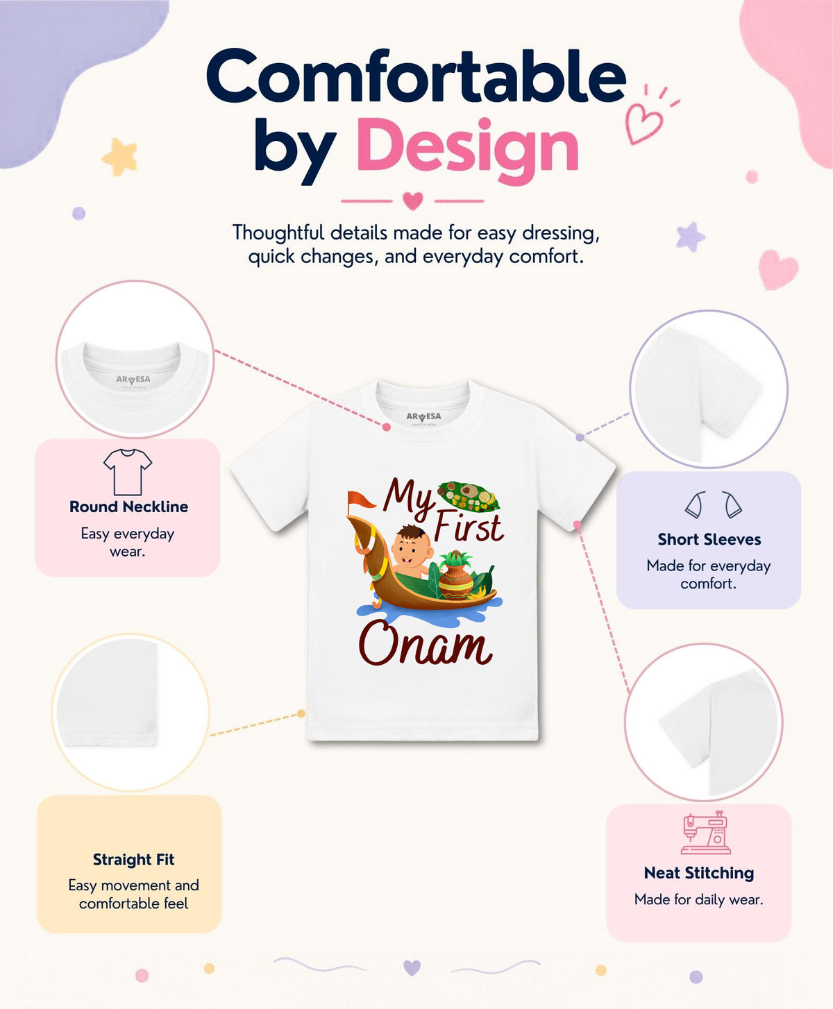 No | My First Onam - T-shirt