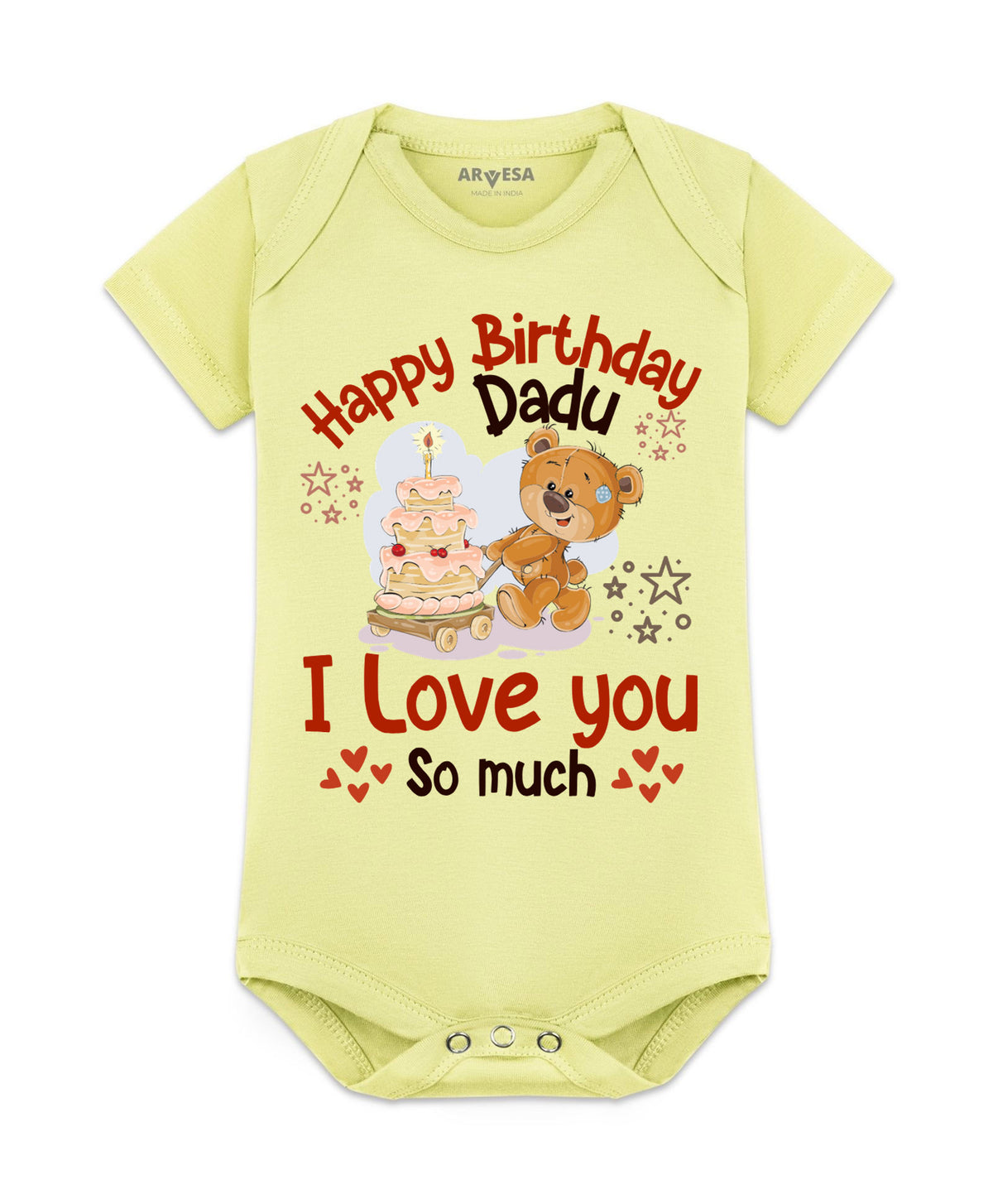 No | Happy Birthday Dadu Family Birthday - Romper