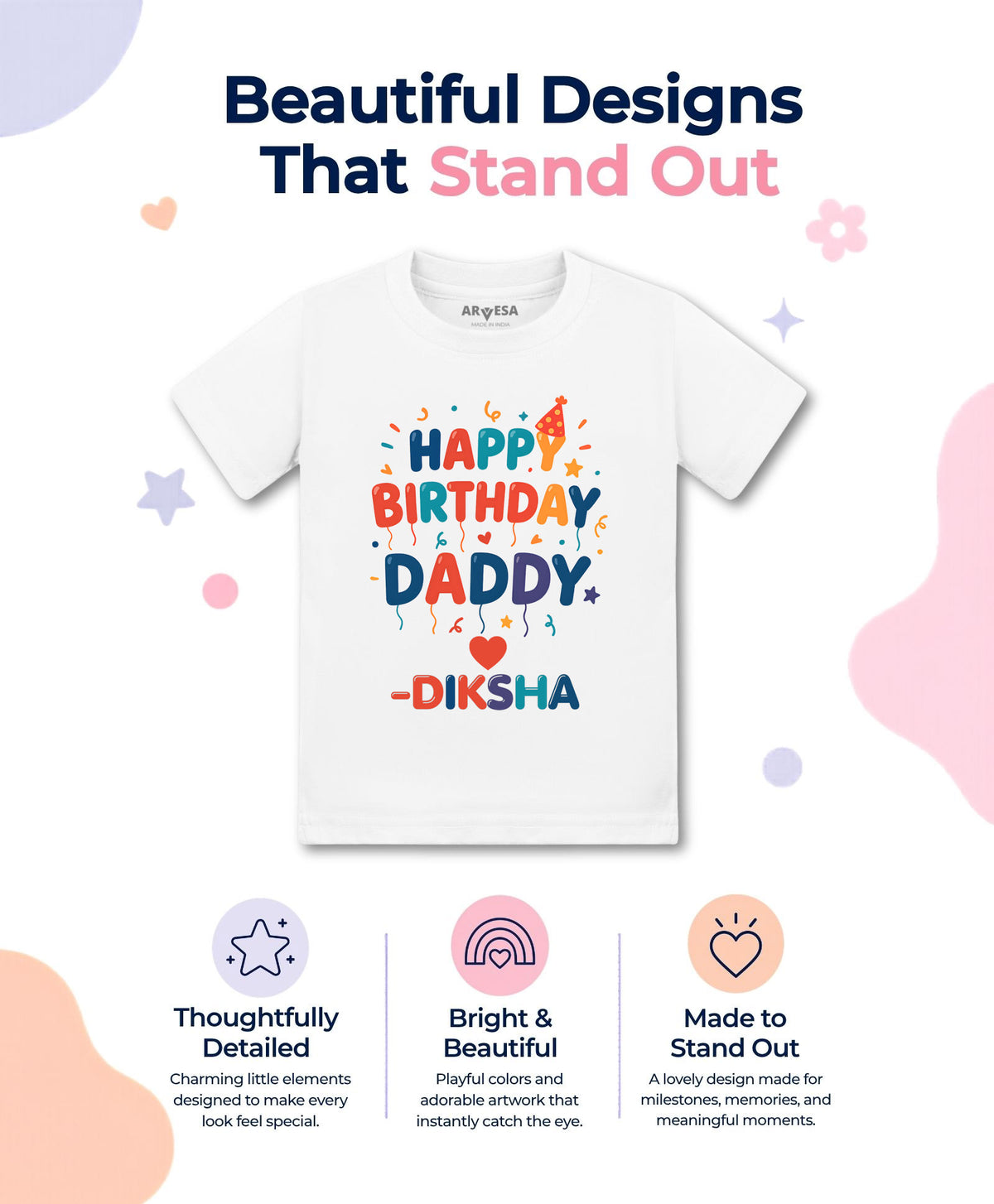 Yes | Happy Birthday Daddy Dad Birthday - T-shirt