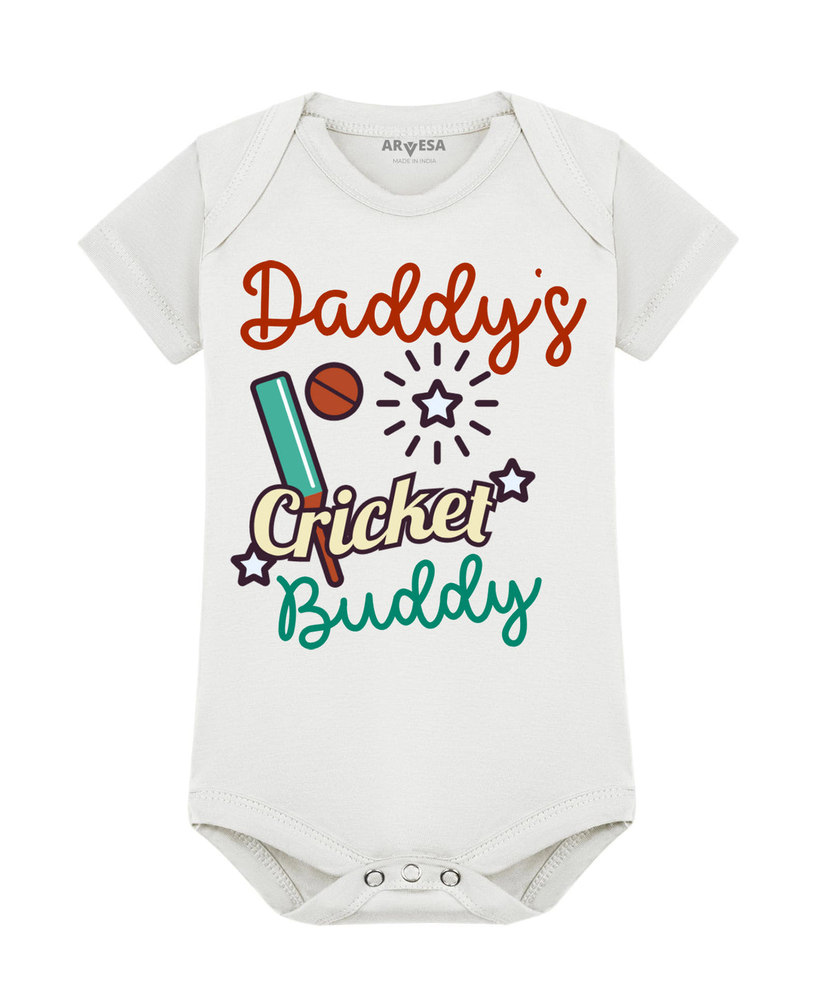 No | Daddy Cricket Buddy - Romper