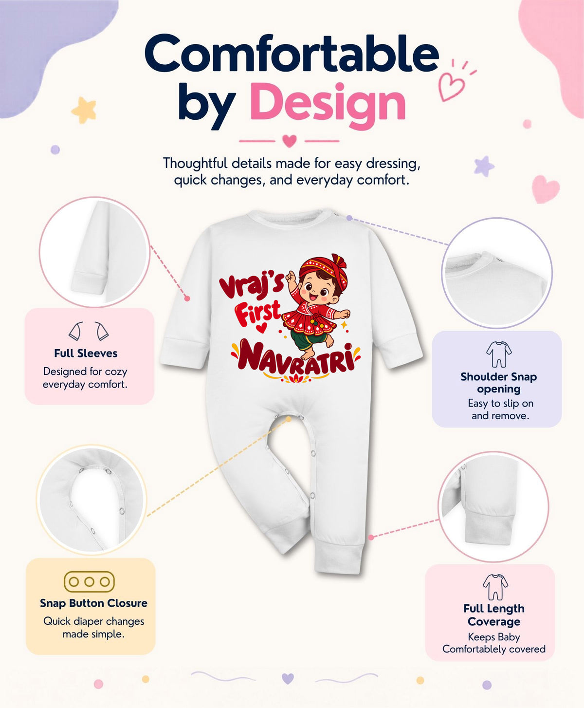 Yes | My First Navratri - Jumpsuit
