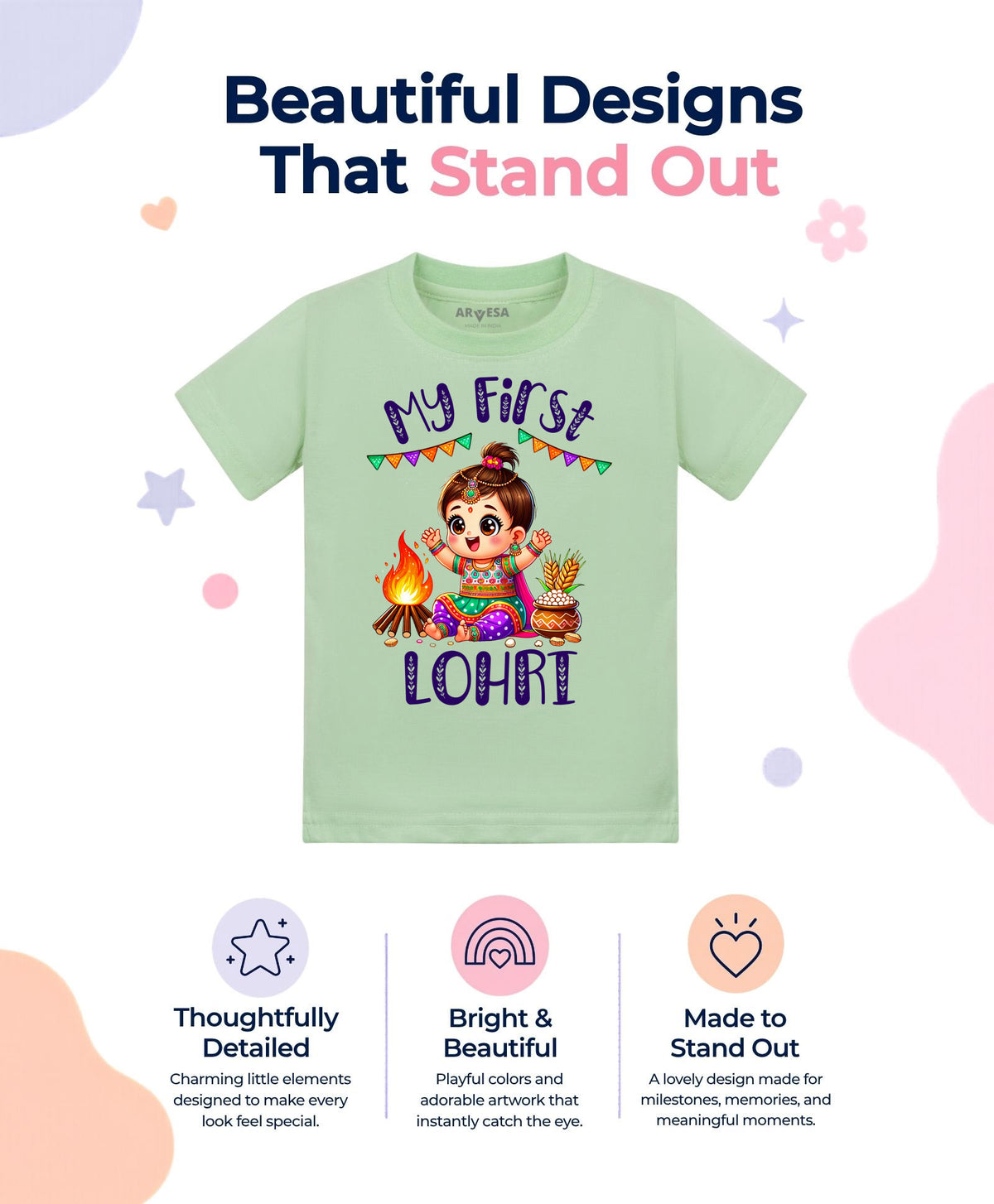 No | My First Lohri - T-shirt