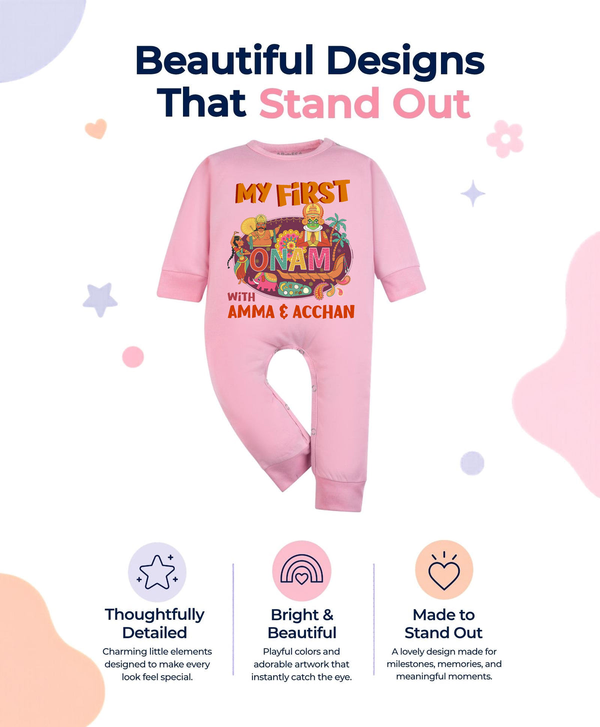 No | My First Onam - Jumpsuit