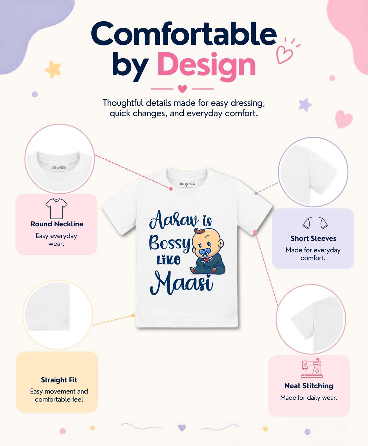 Yes | Bossy Like My Maasi - T-shirt