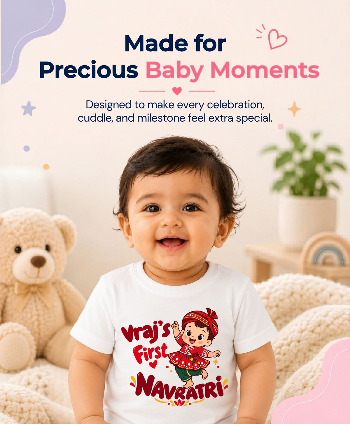 Yes | My First Navratri - T-shirt