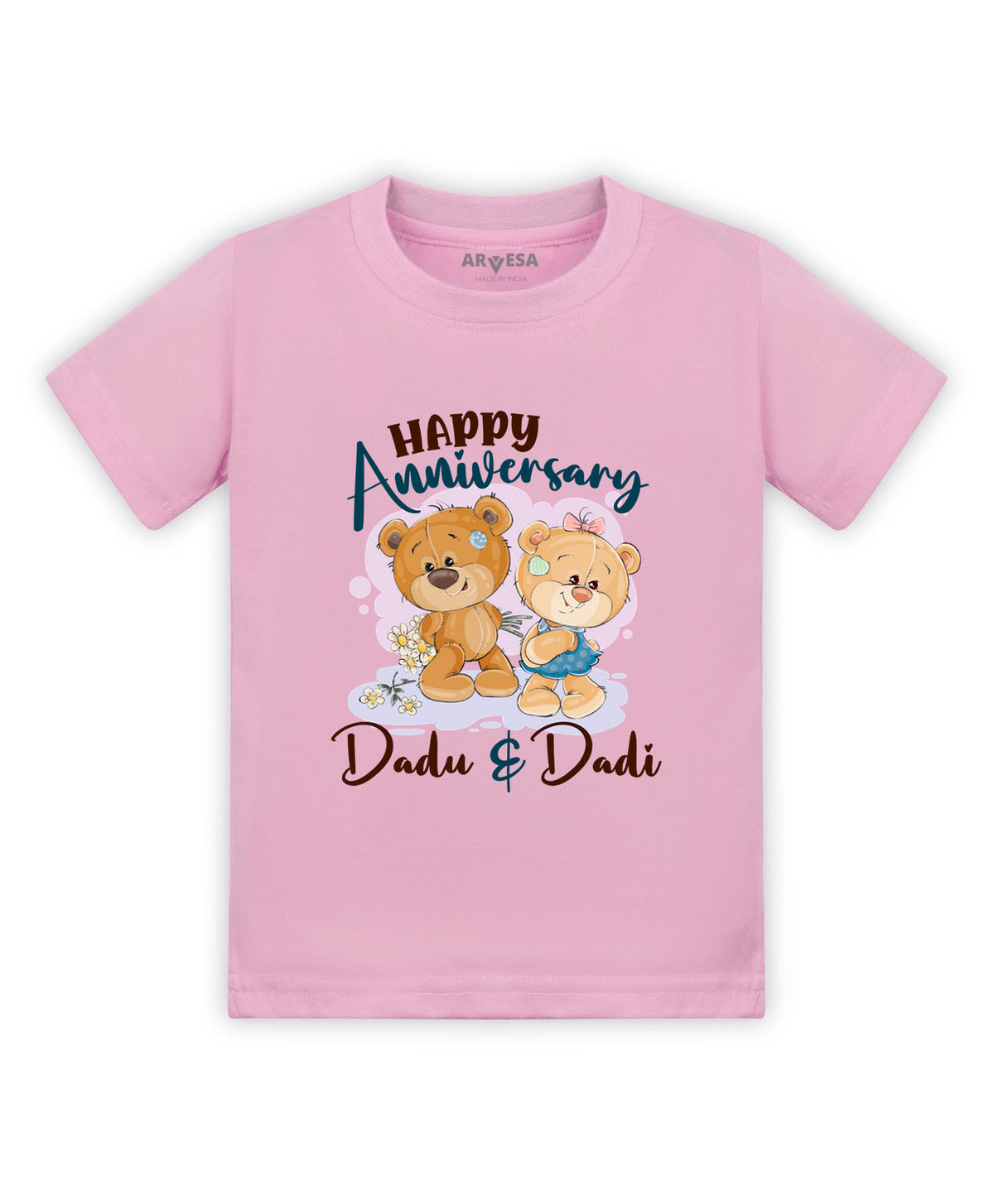 No | Happy Anniversay Dadu & Dadi Family Anniversary - T-shirt