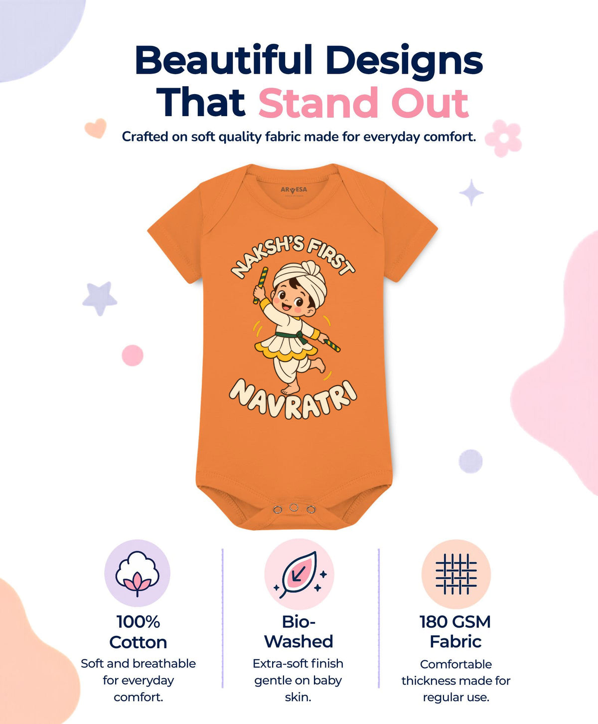 Yes | My First Navratri - Romper