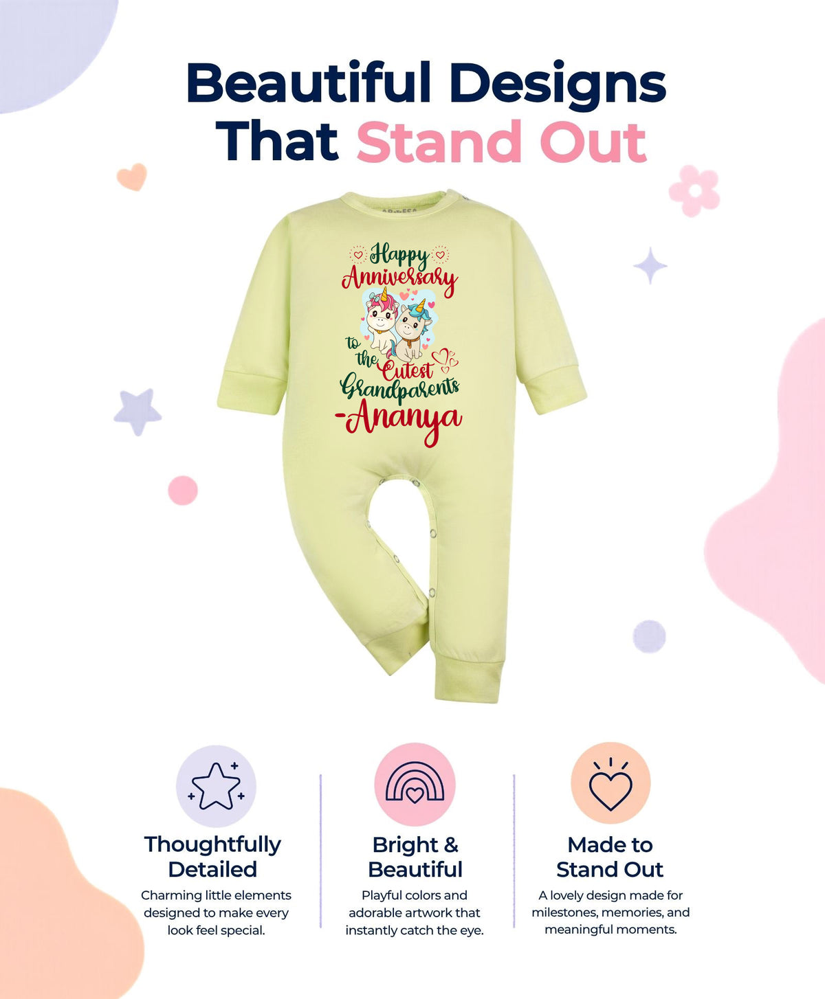 Yes | Happy Anniversay GrandParents Family Anniversary - Jumpsuit
