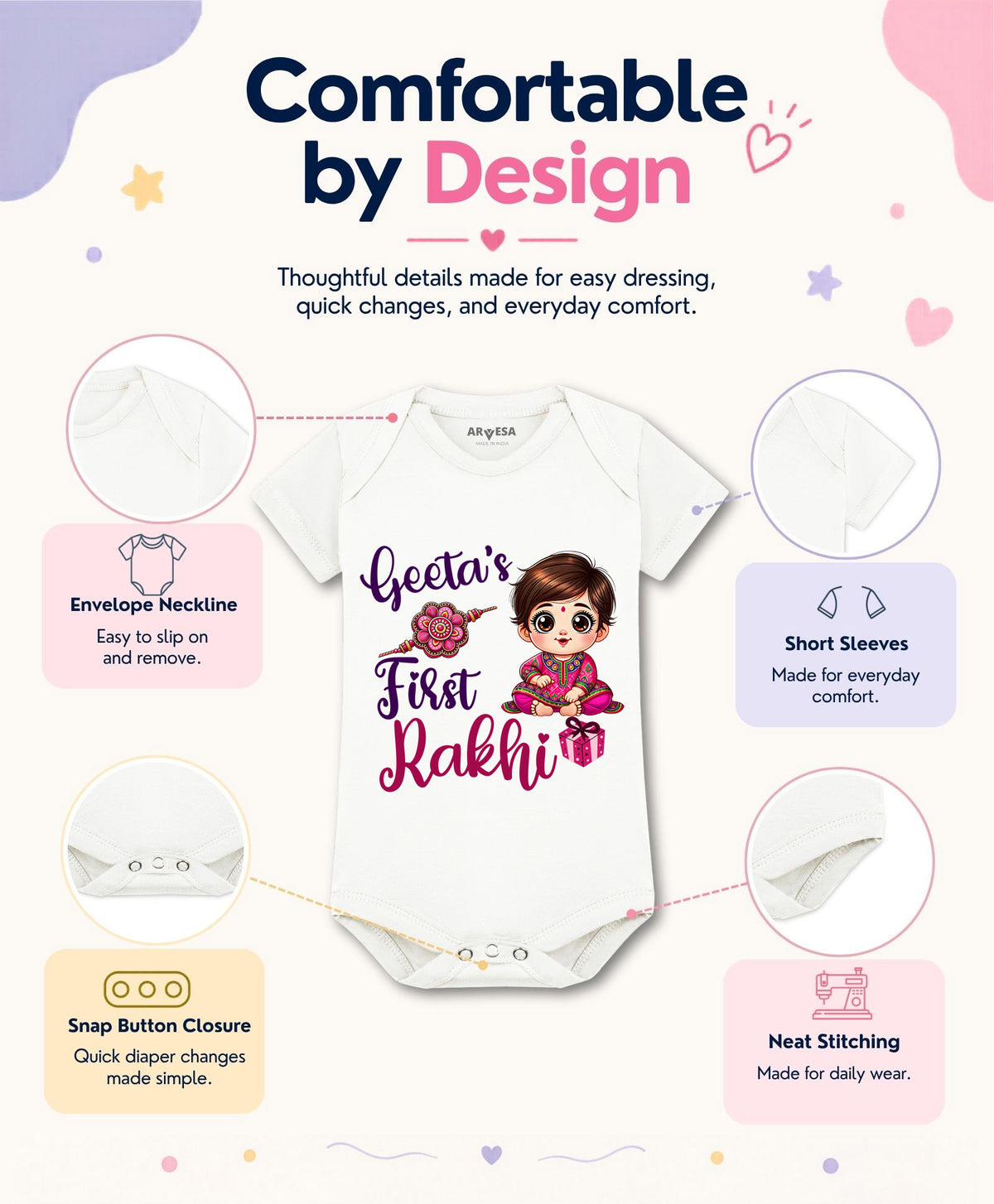 Yes | My First Rakhi - Romper