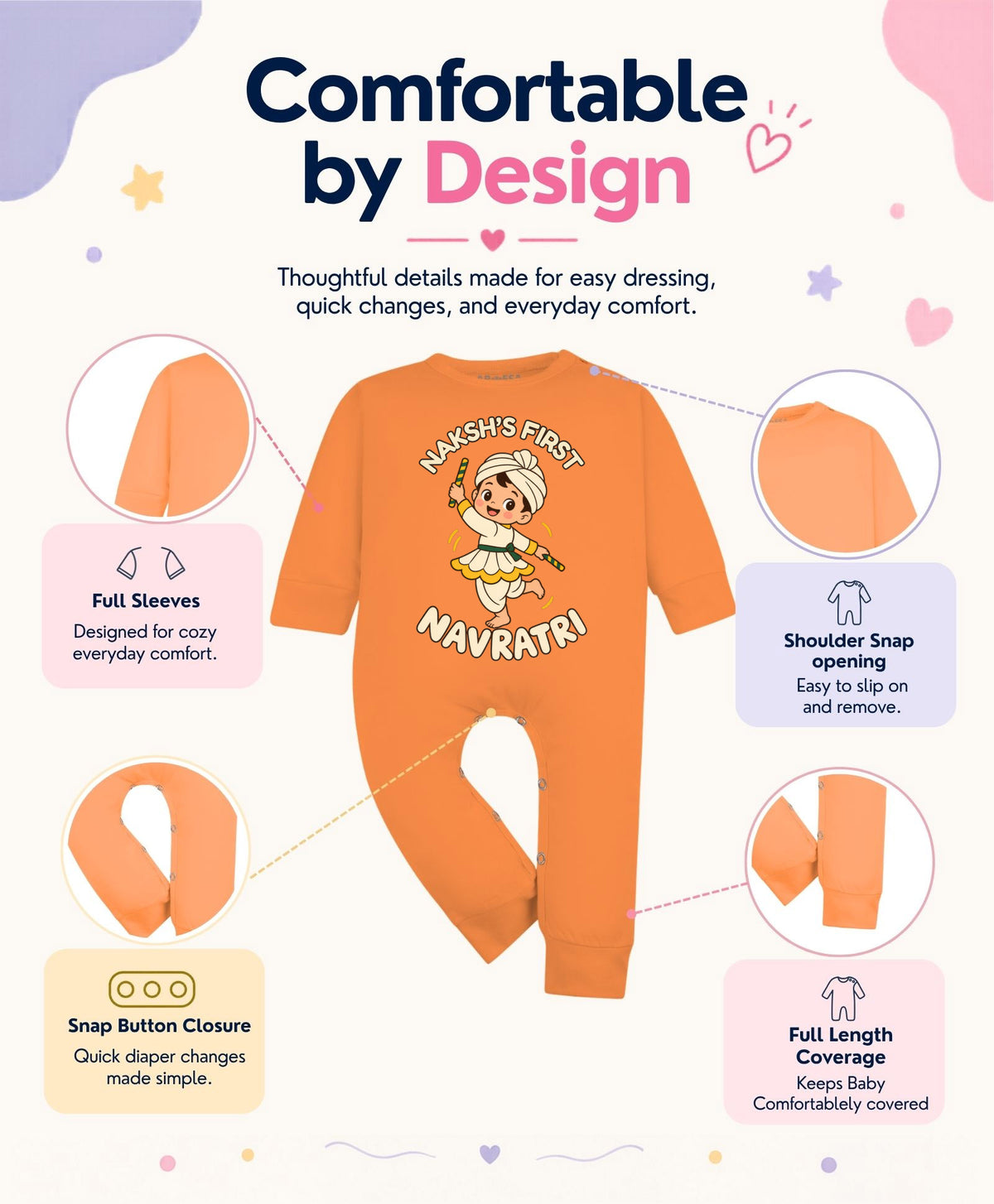 Yes | My First Navratri - Jumpsuit