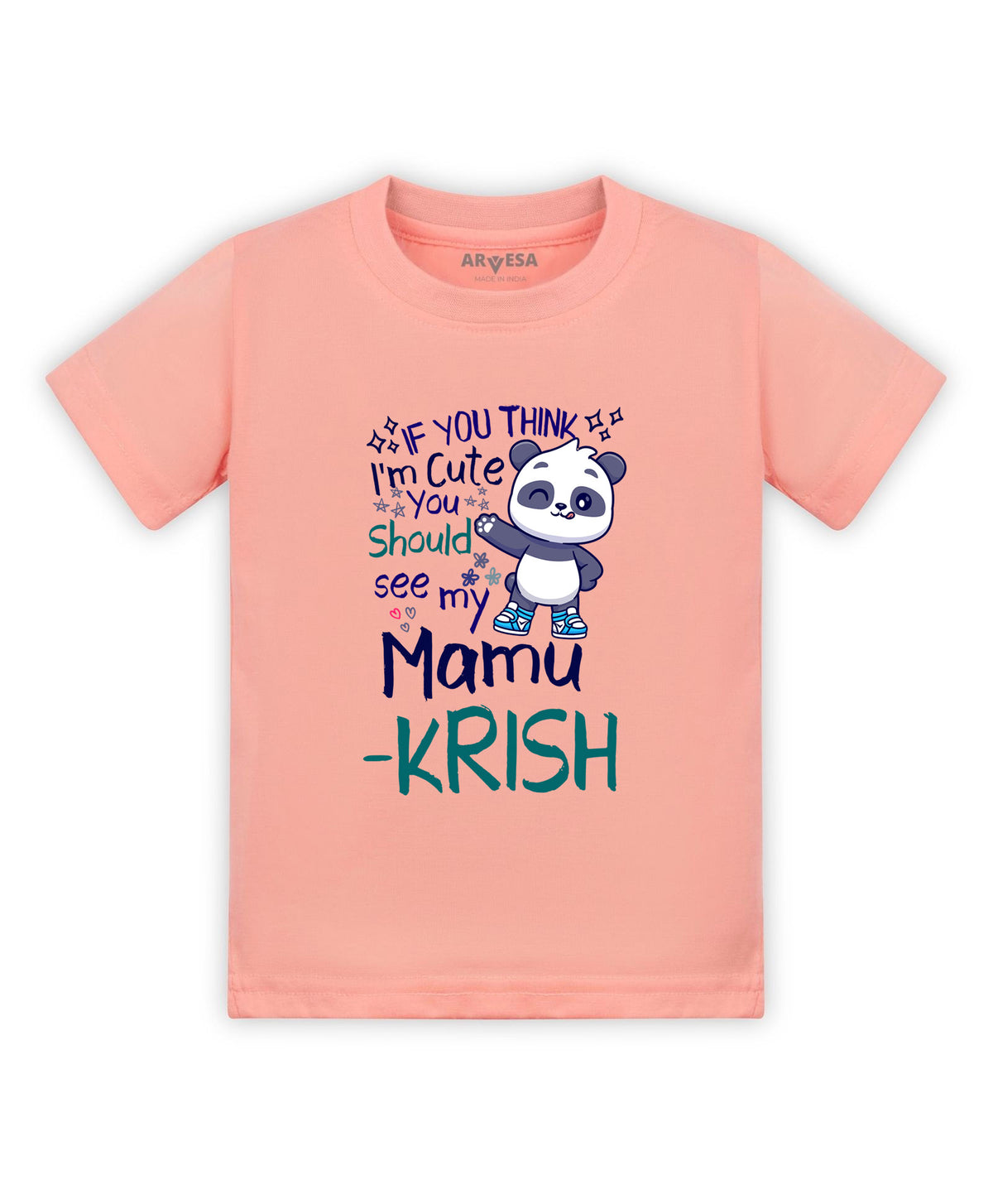 Yes | I Am Cute You Should See My Mamu - T-shirt