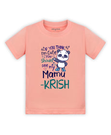 T-shirt featuring the same print