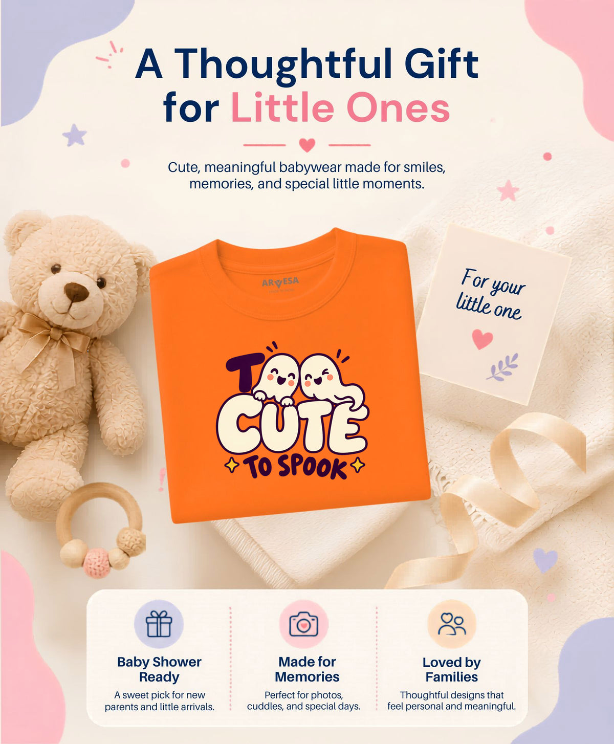 Too cute to spook Halloween - T-shirt