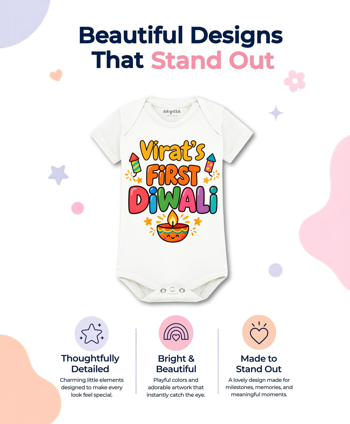Yes | My First Diwali - Romper