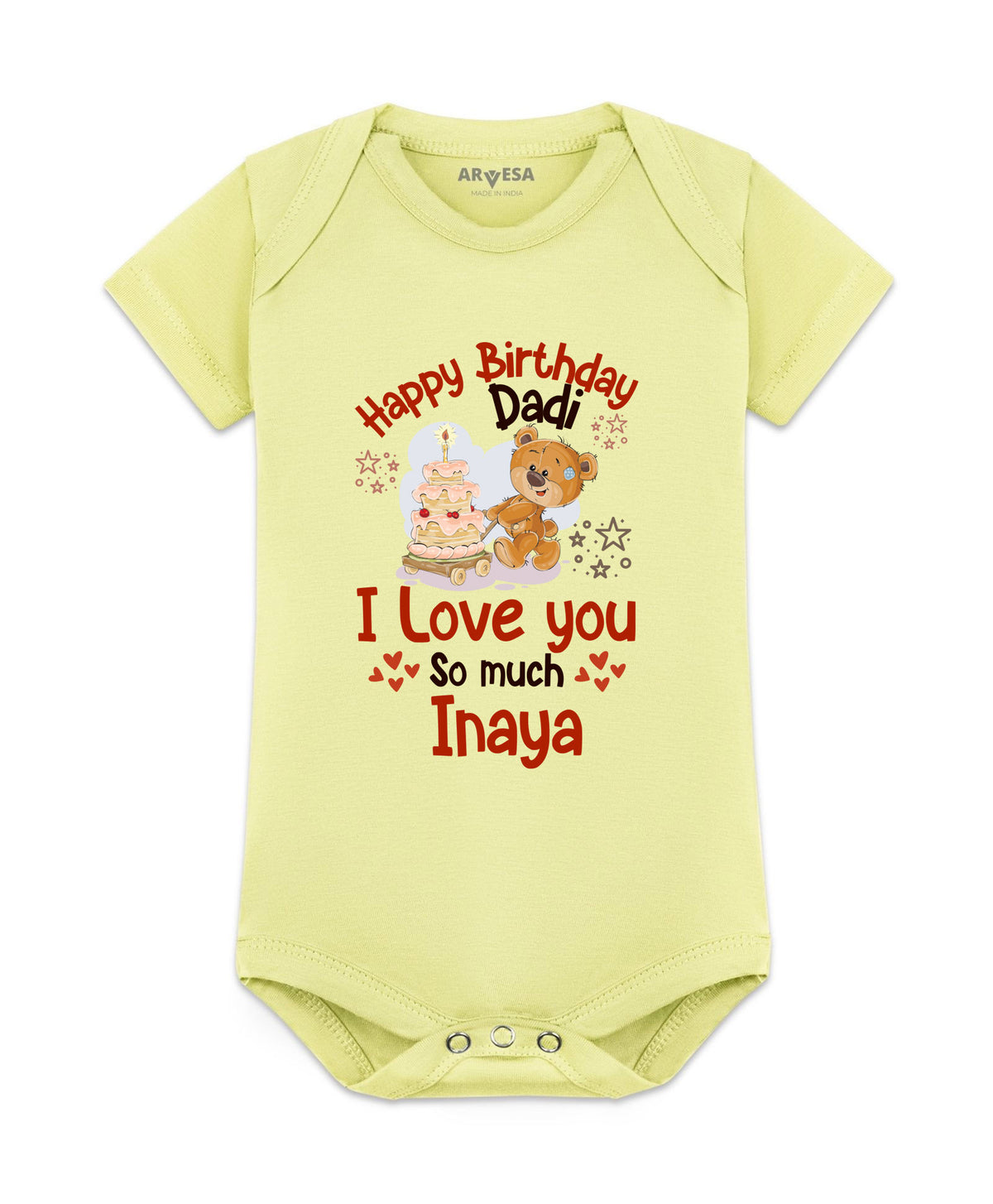 Yes | Happy Birthday Dadi Family Birthday - Romper