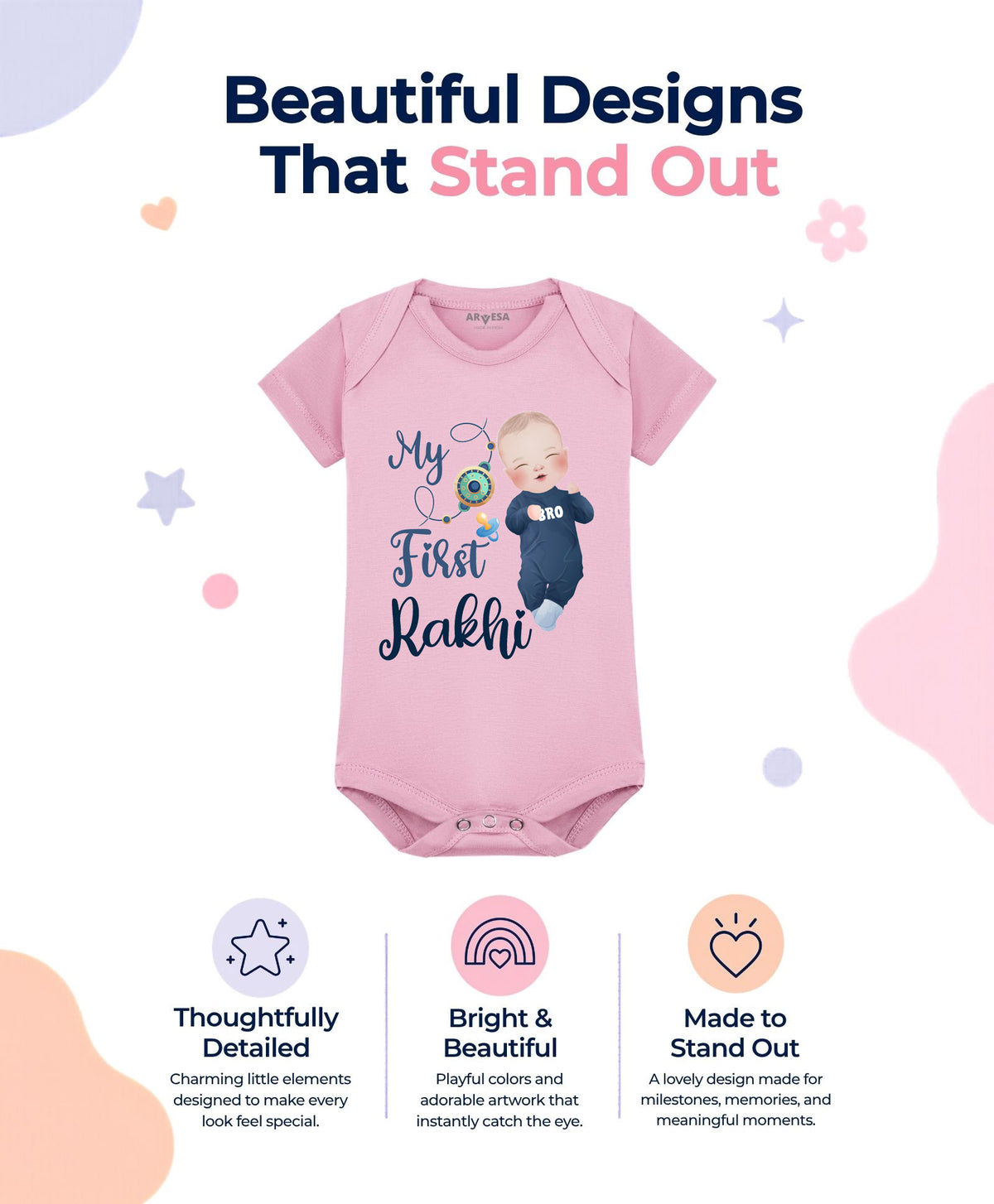 No | My First Rakhi - Romper
