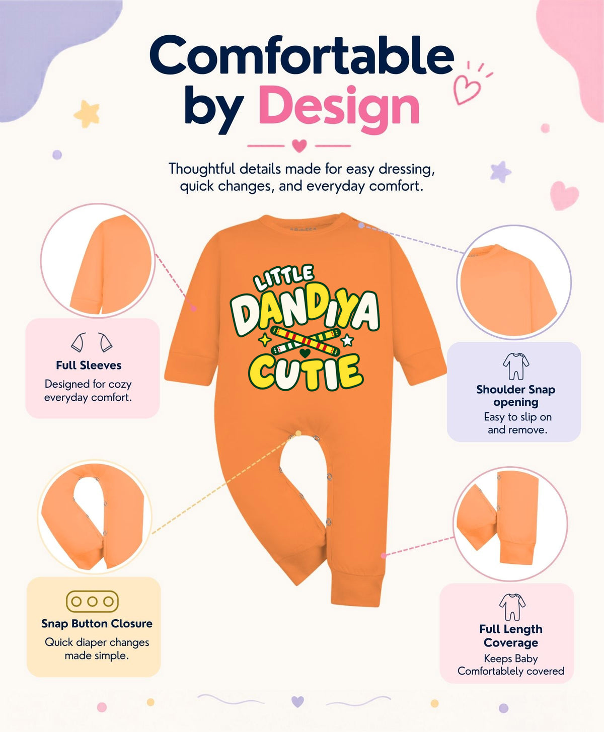 Little Dandiya Cutie Navratri - Jumpsuit