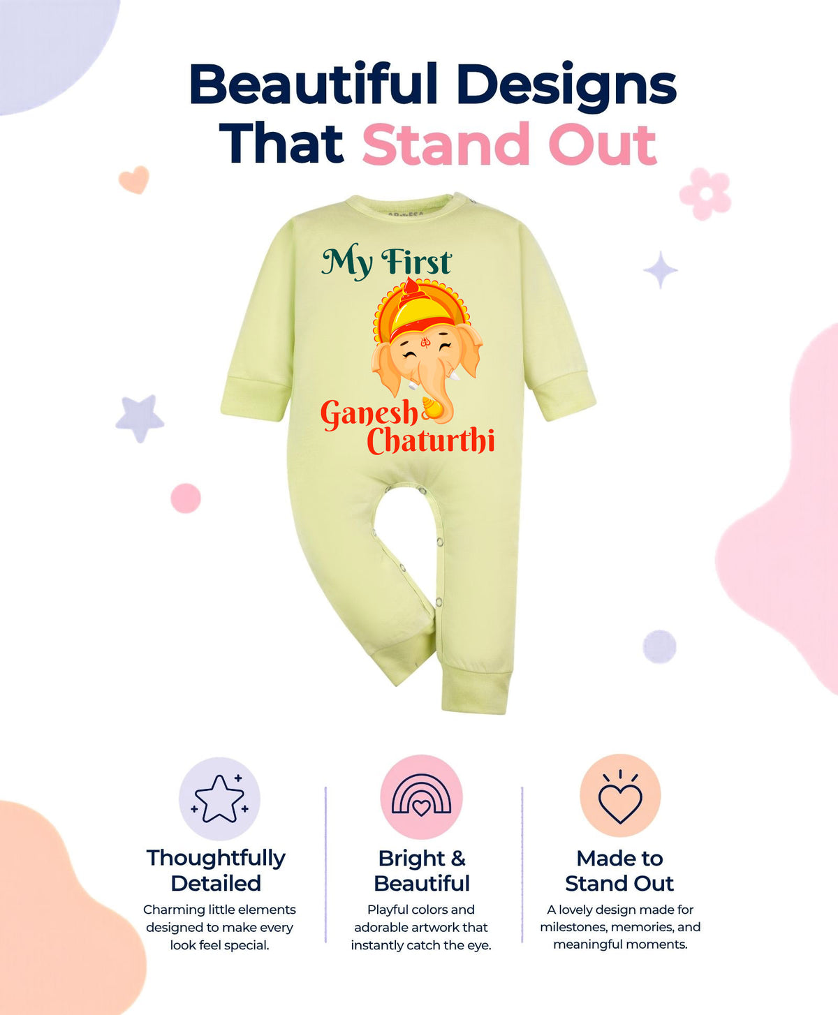 No | My First Ganesh Chaturthi - Jumpsuit
