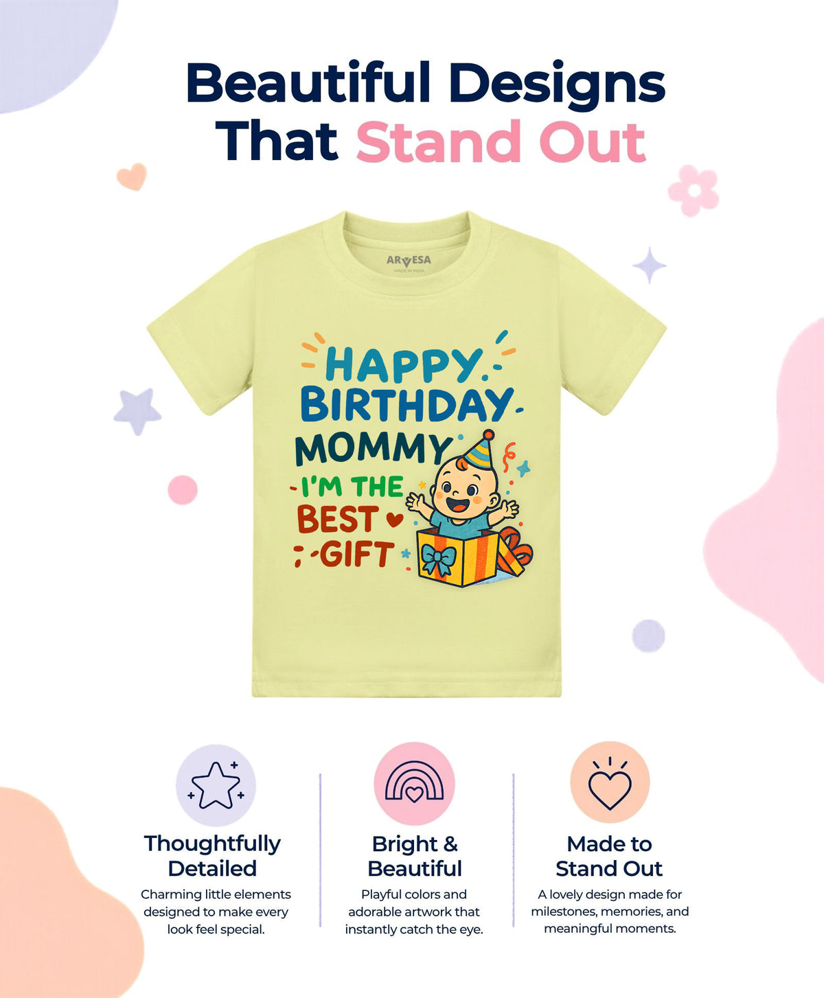 No | Happy Birthday Mommy I'm The Best Gift Mom Birthday - T-shirt