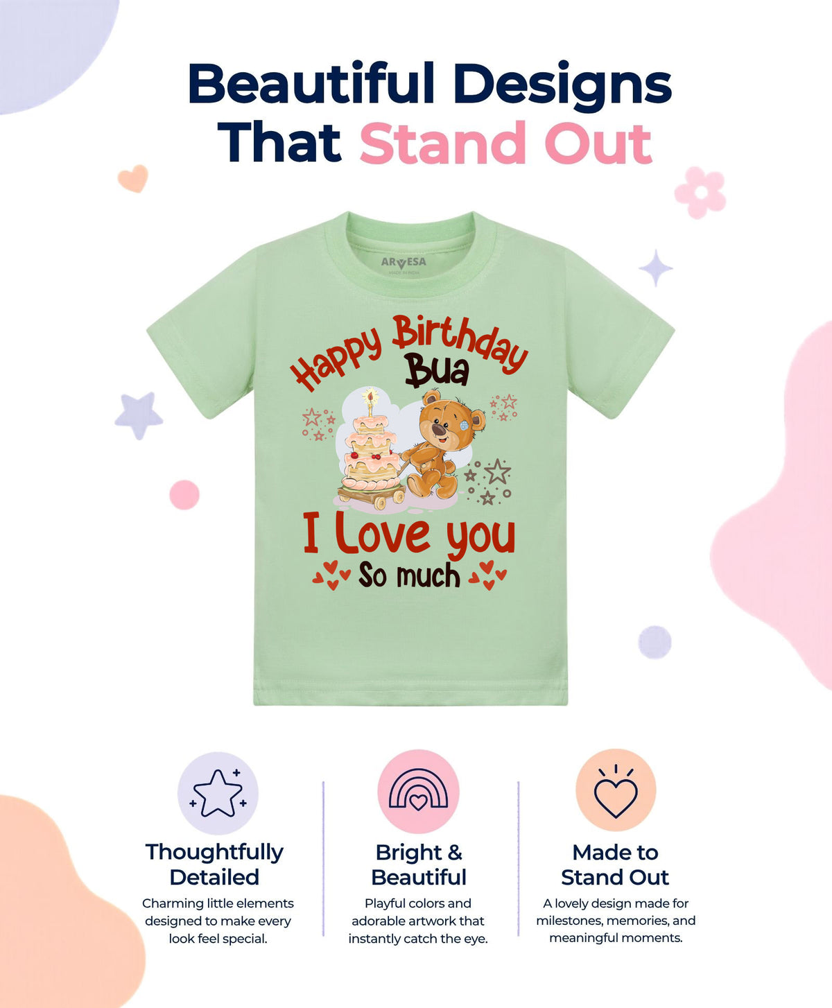 No | Happy Birthday Bua Family Birthday - T-shirt