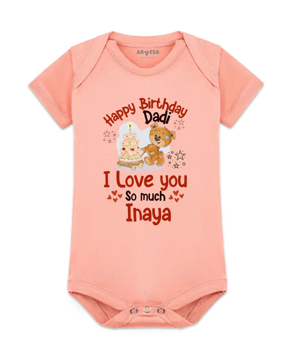 Yes | Happy Birthday Dadi Family Birthday - Romper