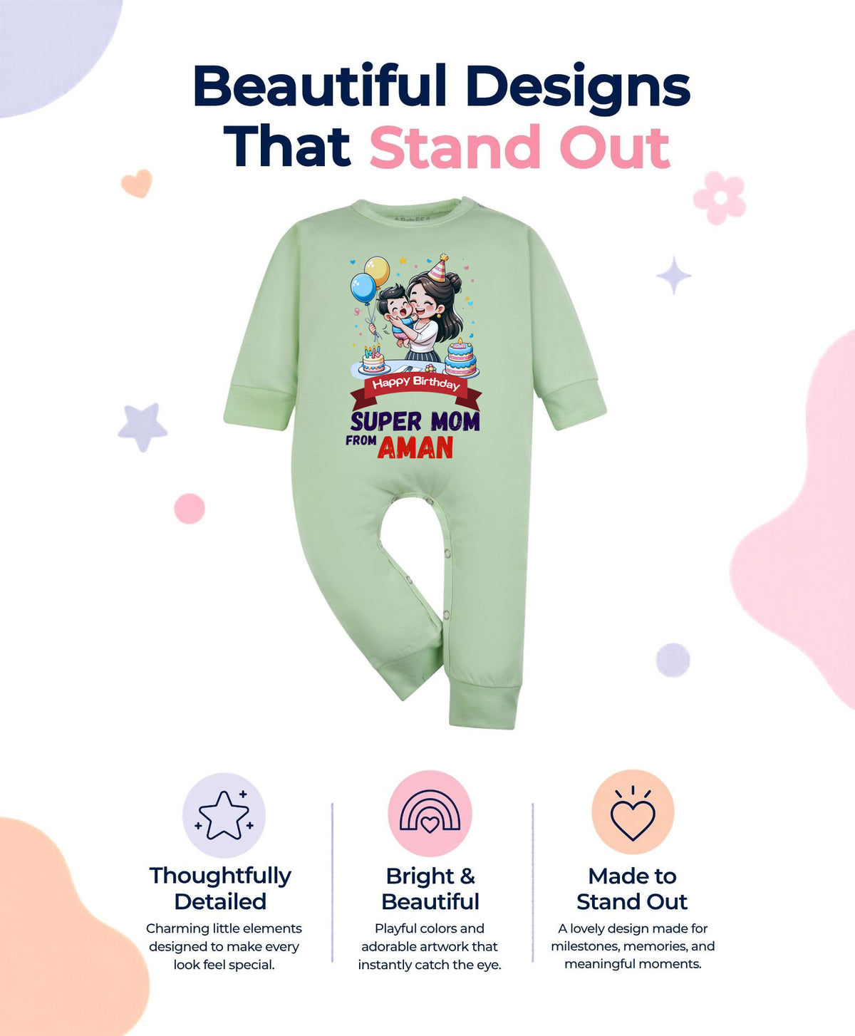 Yes | Happy Birthday Super Mom Mom Birthday - Jumpsuit