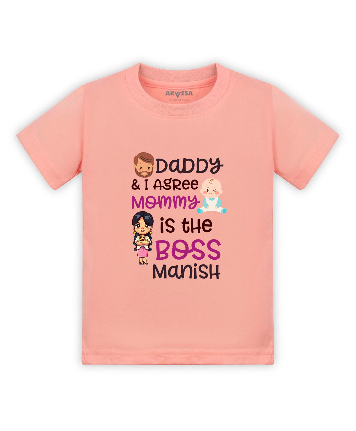 Yes | Daddy & I Agree Mommy Is Boss - T-shirt
