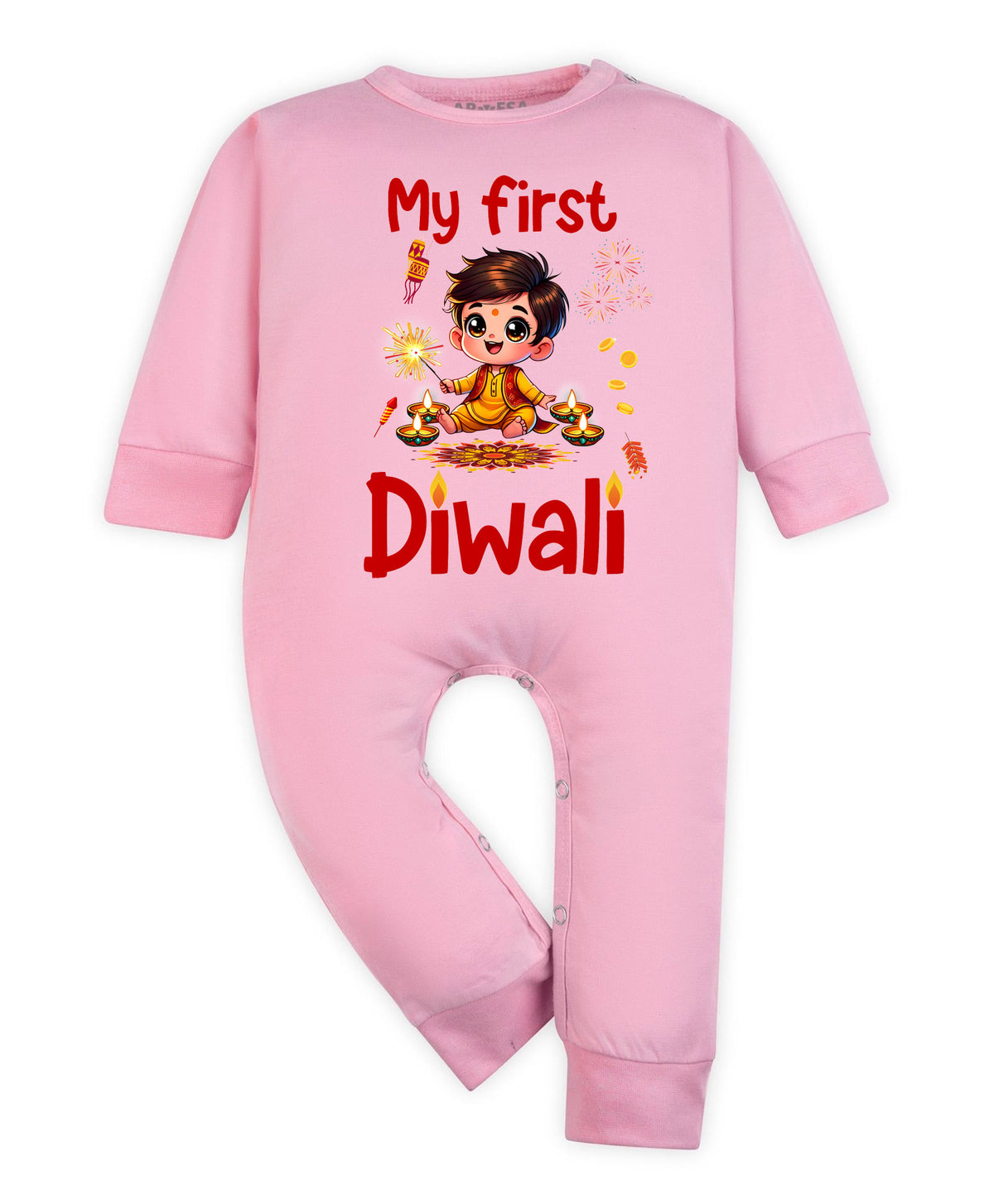 No | My First Diwali - Jumpsuit