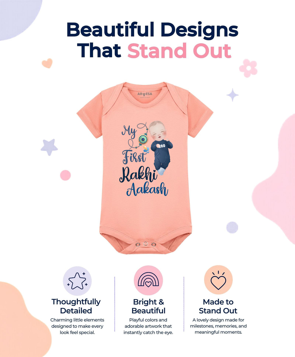 Yes | My First Rakhi - Romper