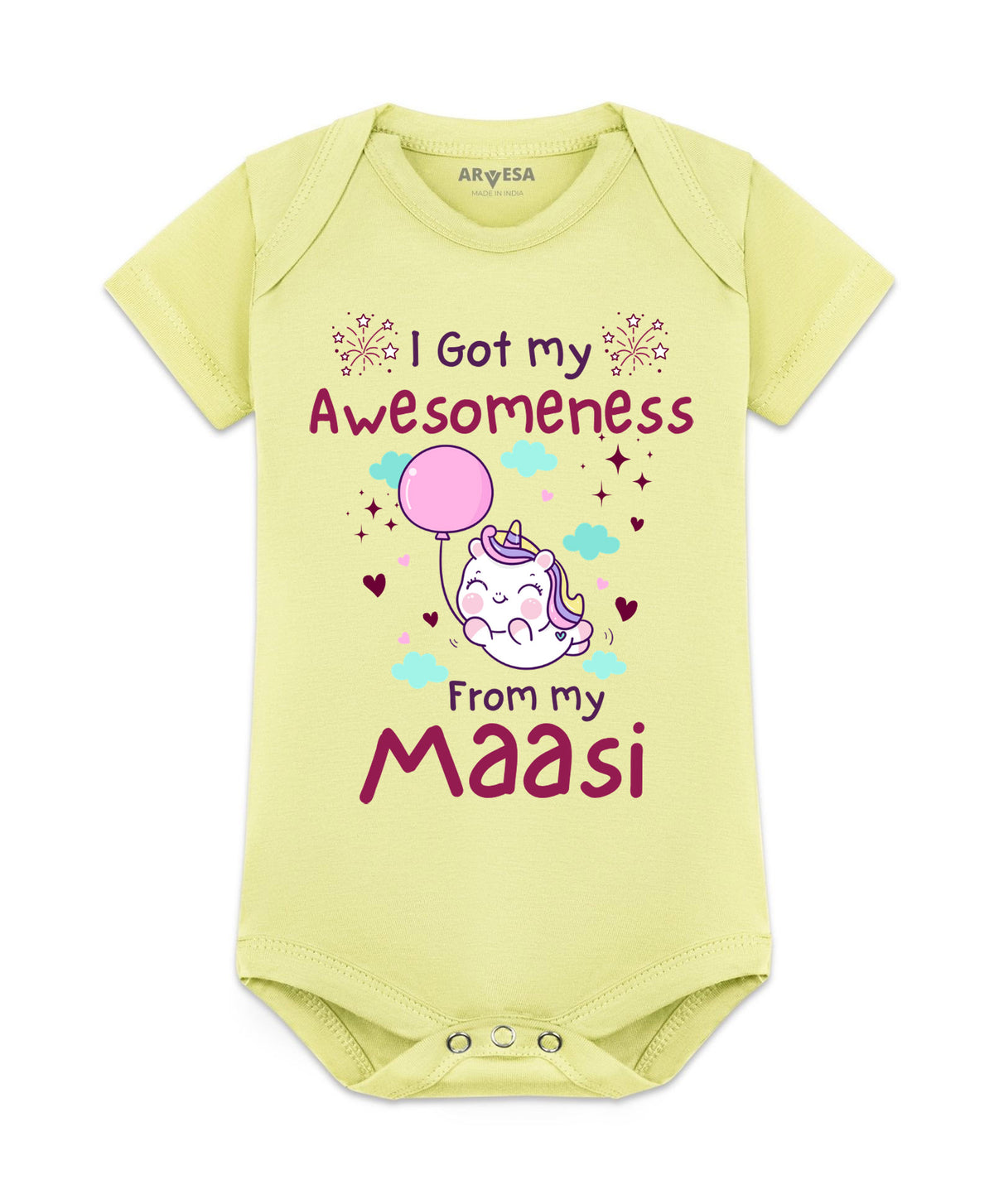 No | I Got Awesomeness From Maasi - Romper