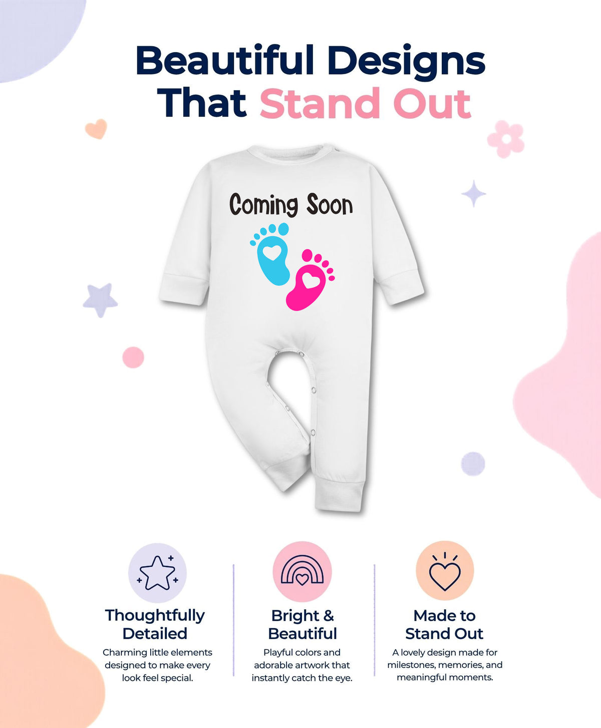 Coming Soon Pregnancy Announcement - Jumpsuit