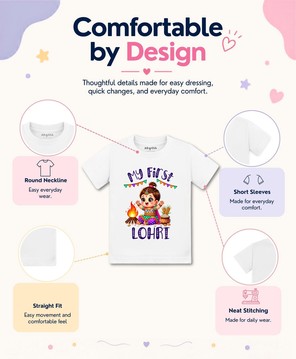 No | My First Lohri - T-shirt