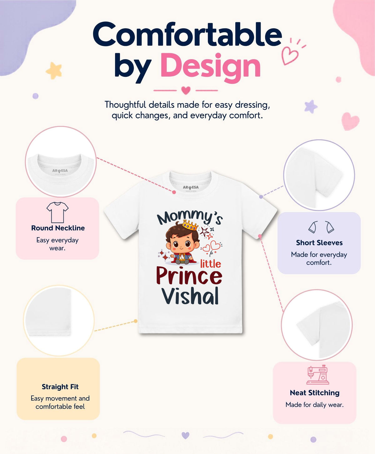 Yes | Mommy Little Prince - T-shirt