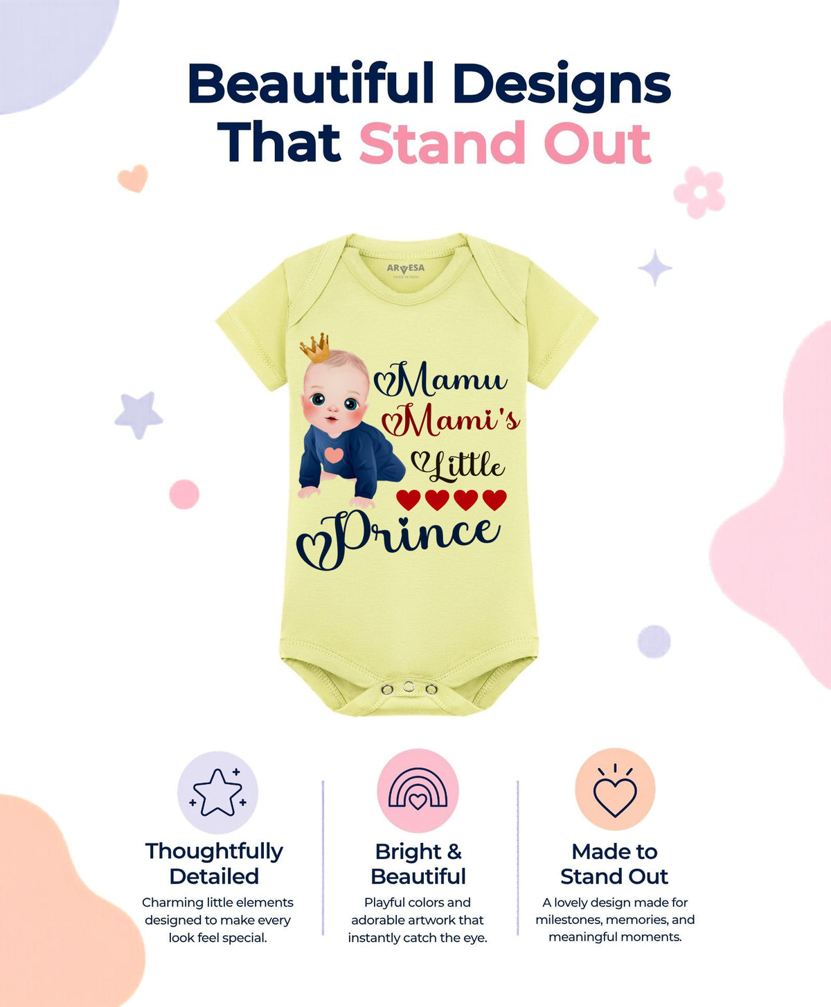 No | Mamu Mami'S Little Prince - Romper