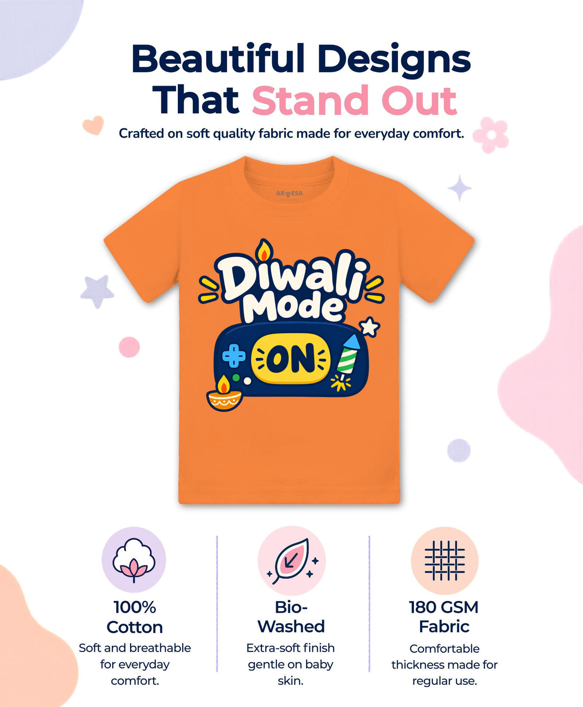 Diwali Mode On - T-shirt