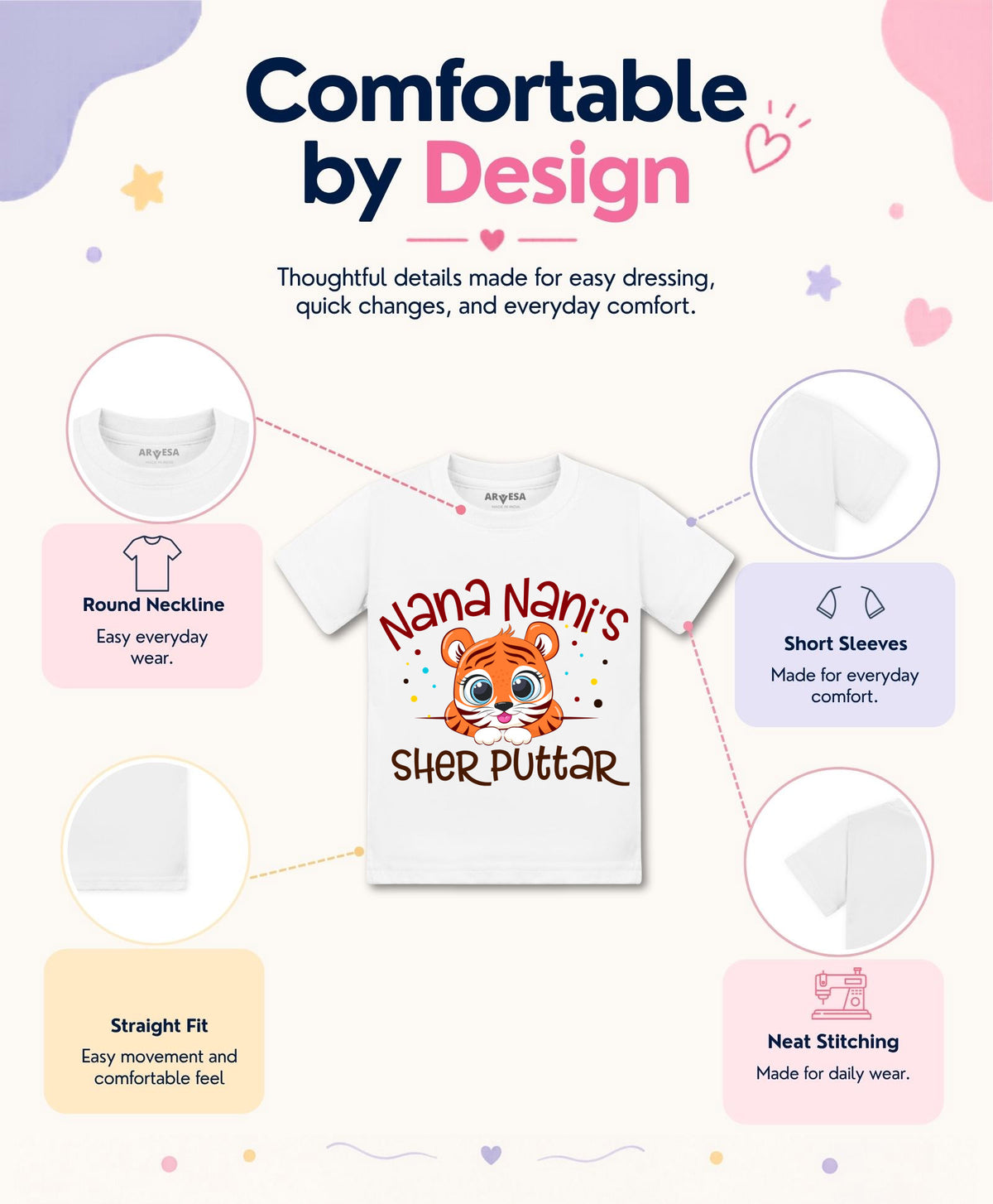 No | Nana Nani Sher Puttar - T-shirt
