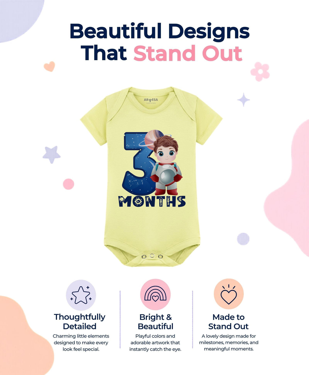 No | 3 Month - Romper