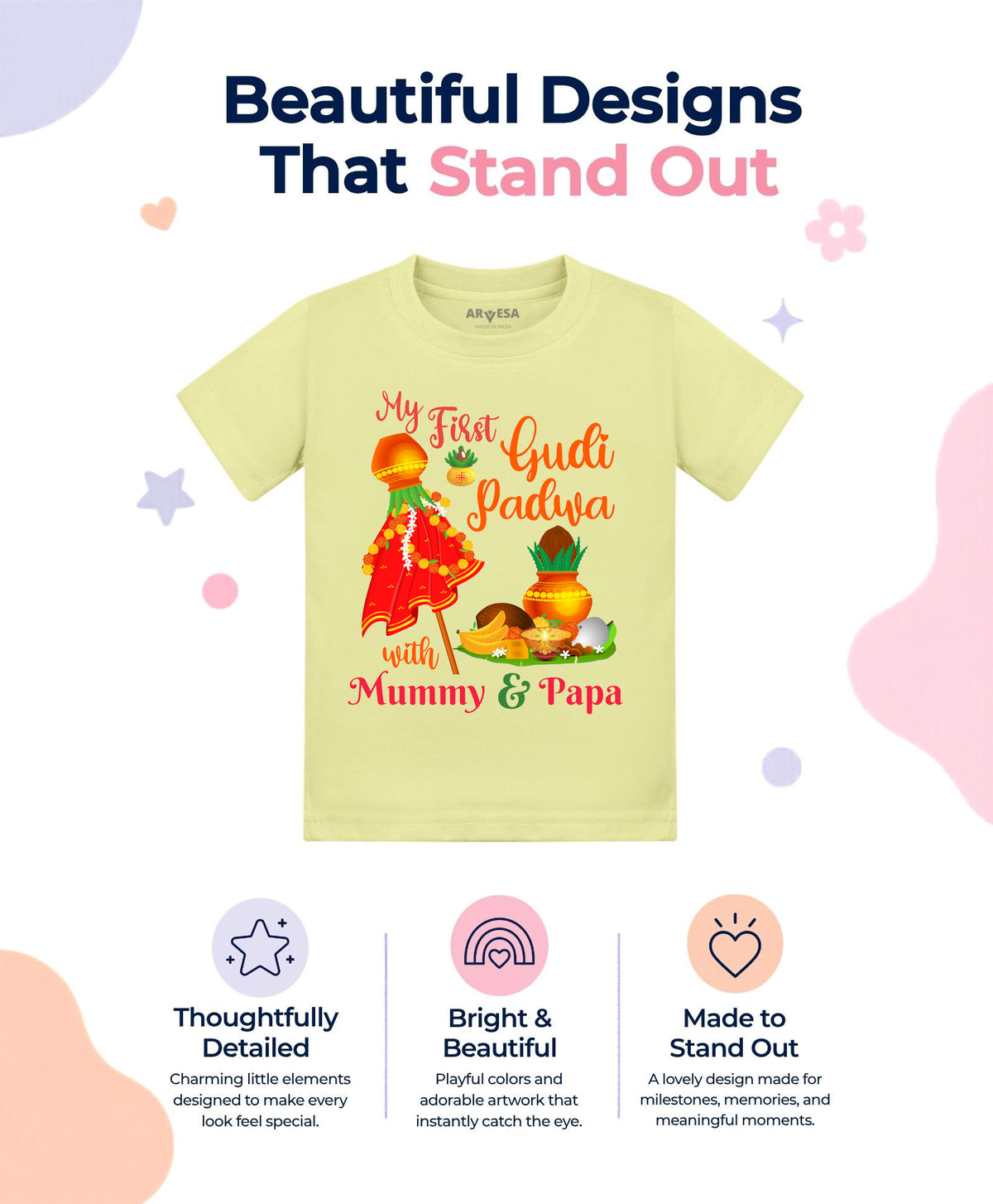 No | My First Gudi Padwa - T-shirt
