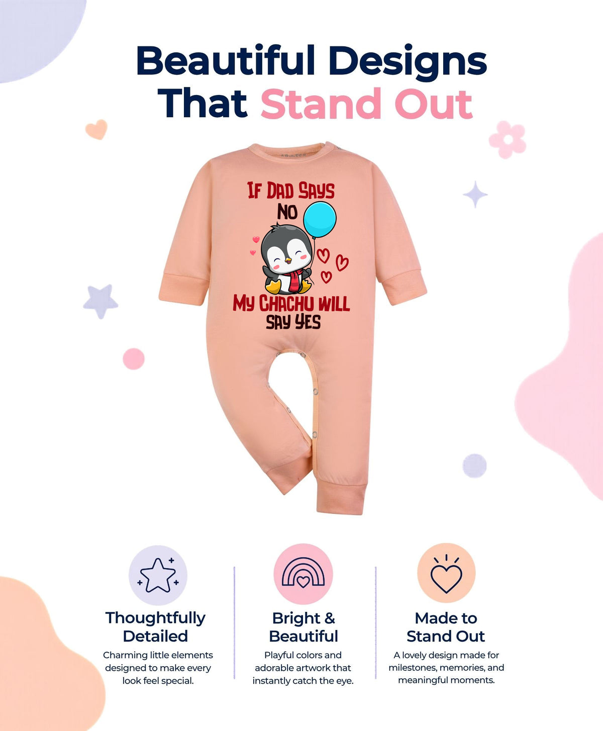 No | If Dad Say No My Chachu - Jumpsuit