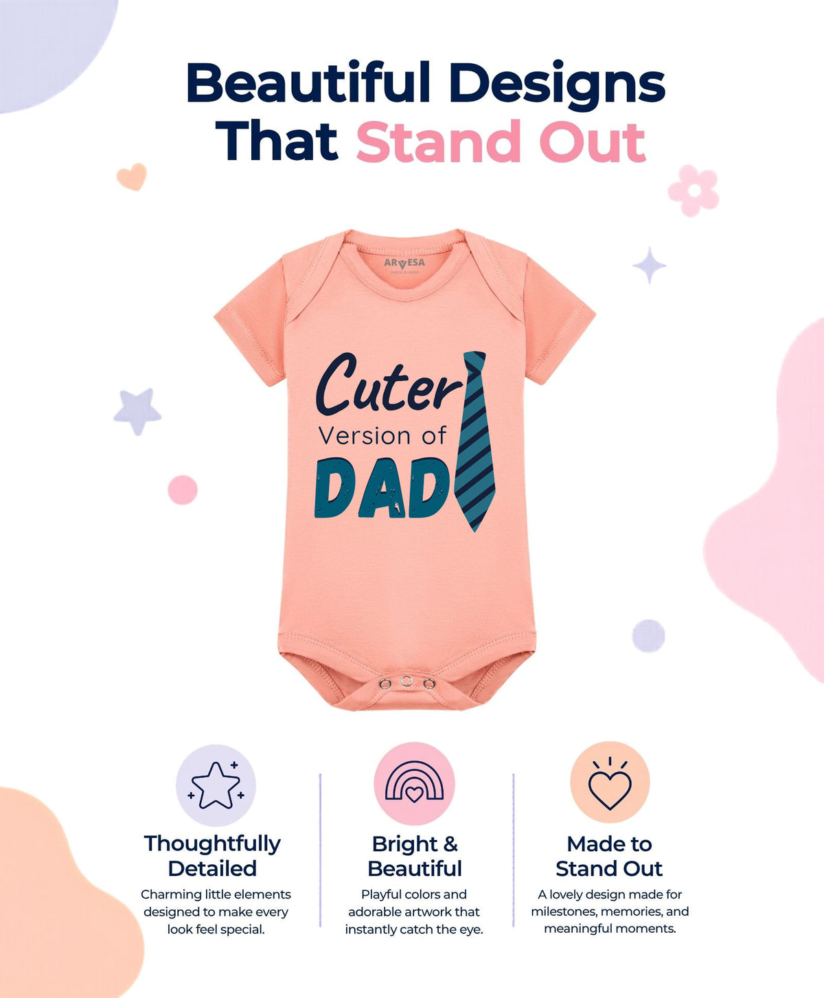 No | Cutest Version Of Dad - Romper