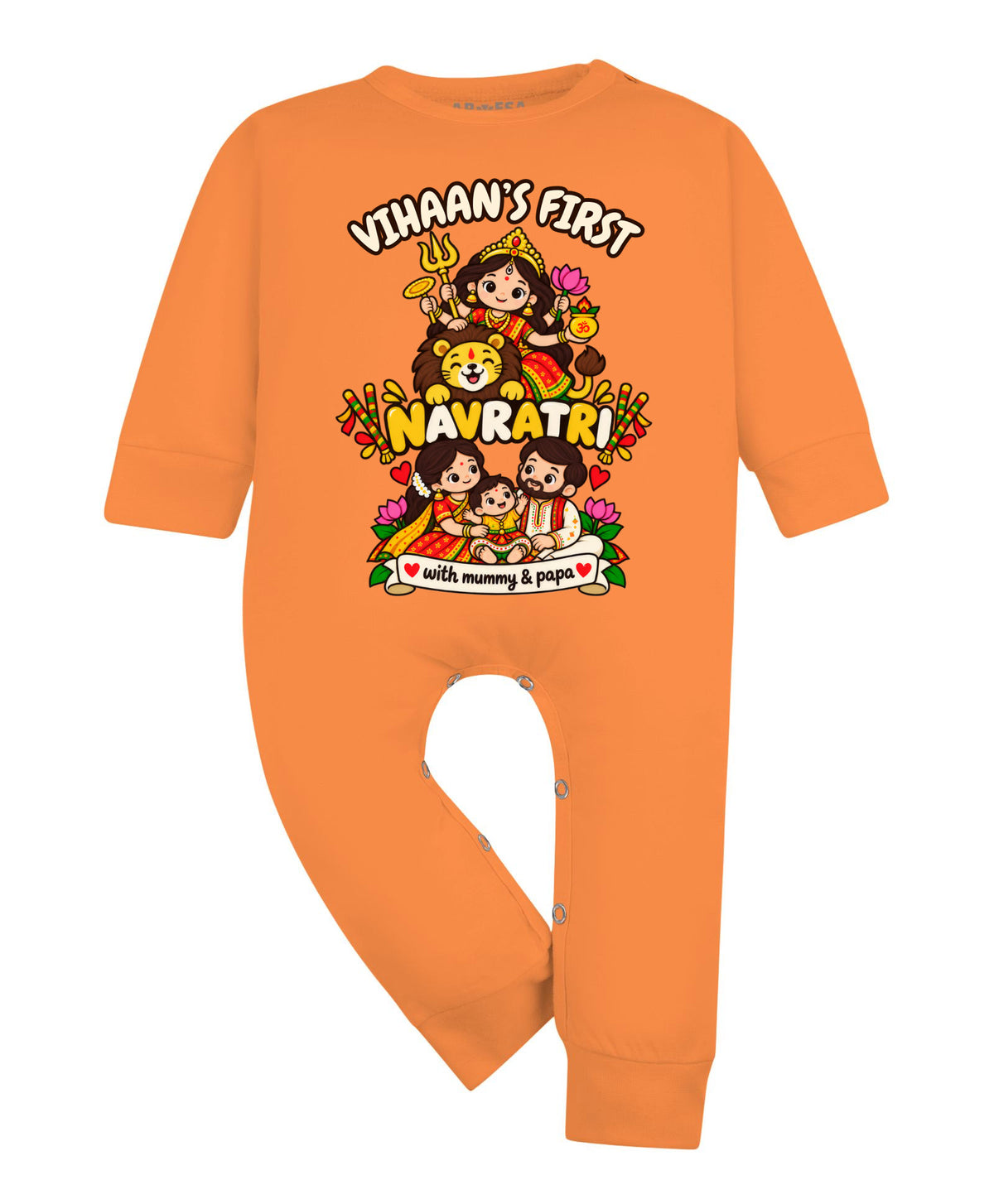 Yes | My First Navratri with Mummy & Papa - Jumpsuit