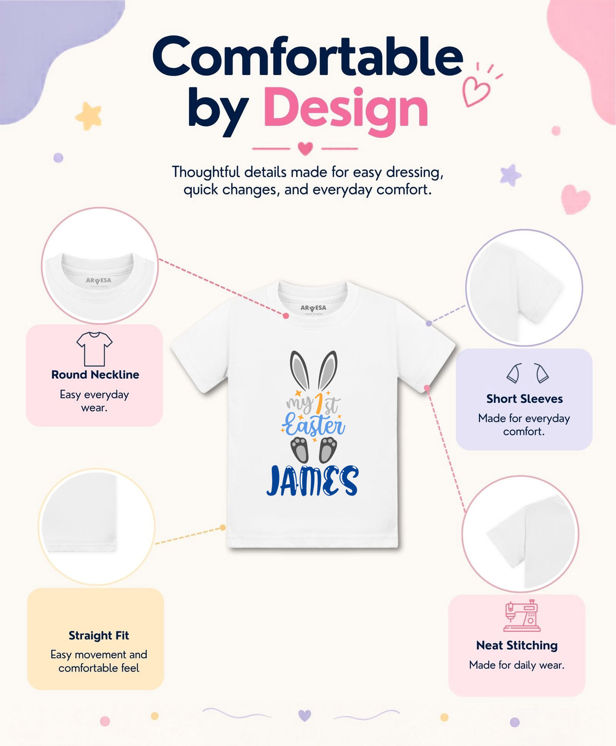 Yes | My First Easter - T-shirt